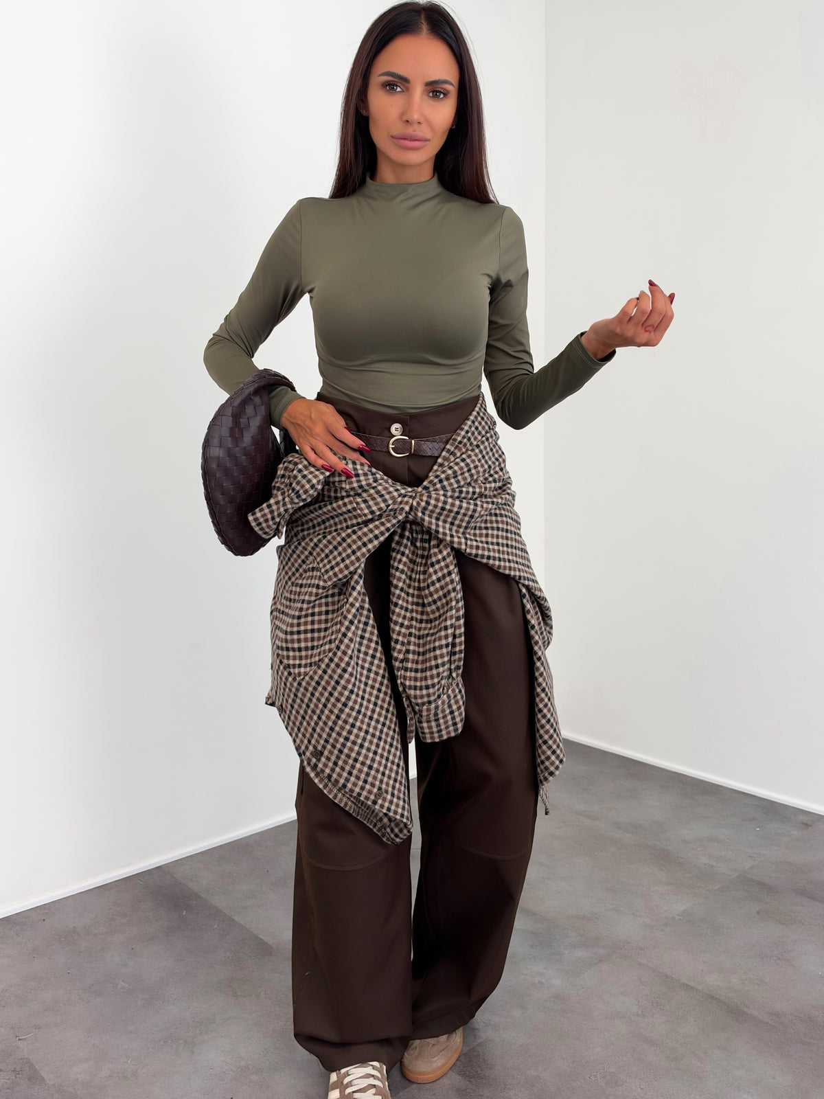 Pantalone Solution - Marrone