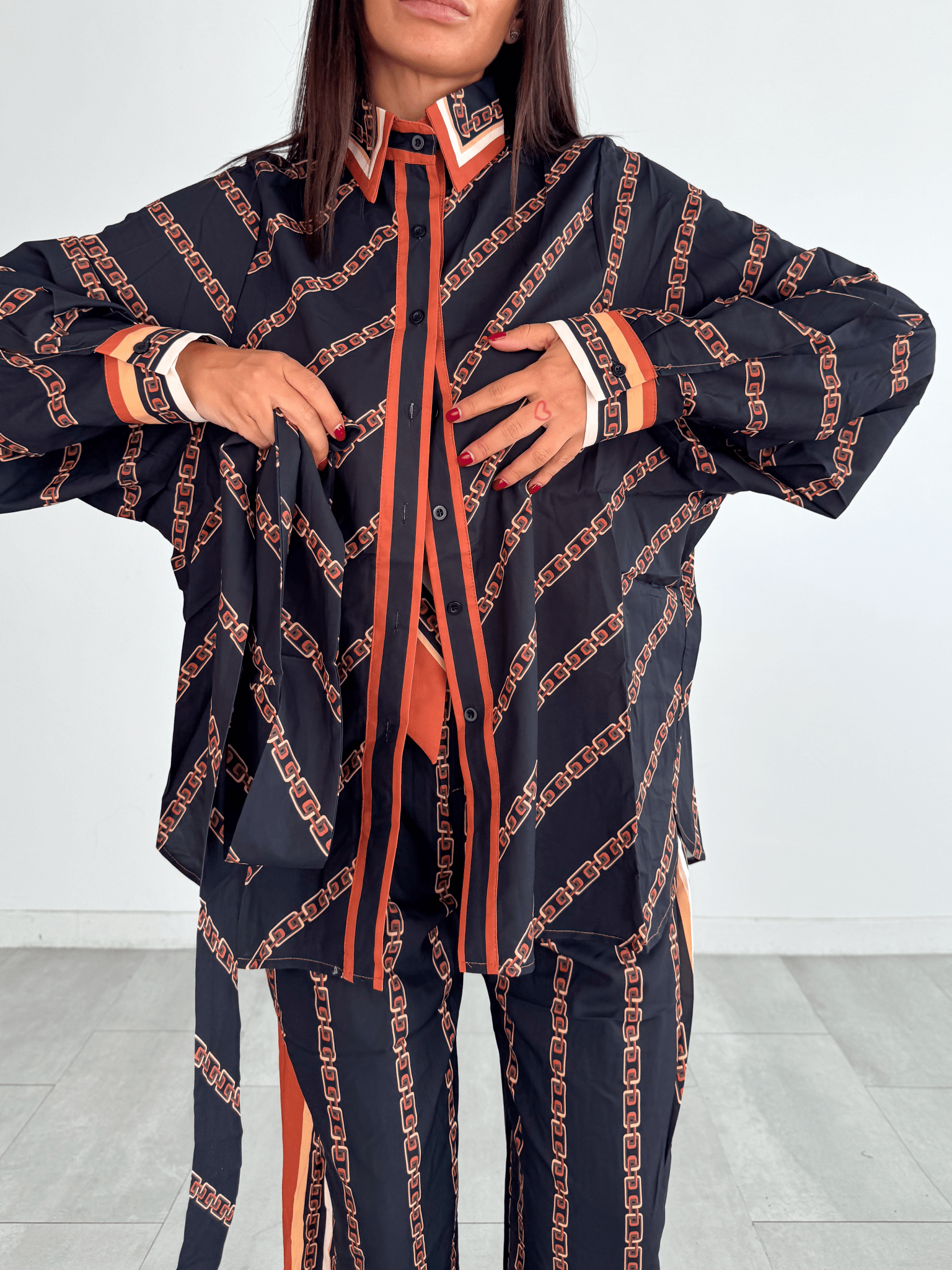 Completo Origami - Nero - SAINTH