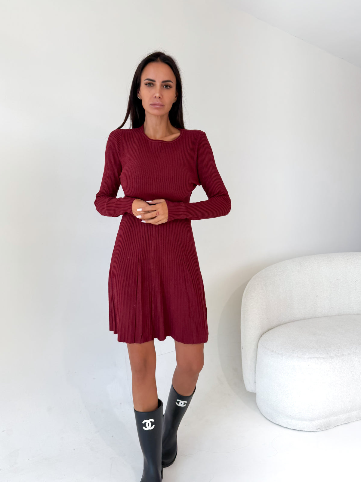 Pull Abito Bell - Bordeaux