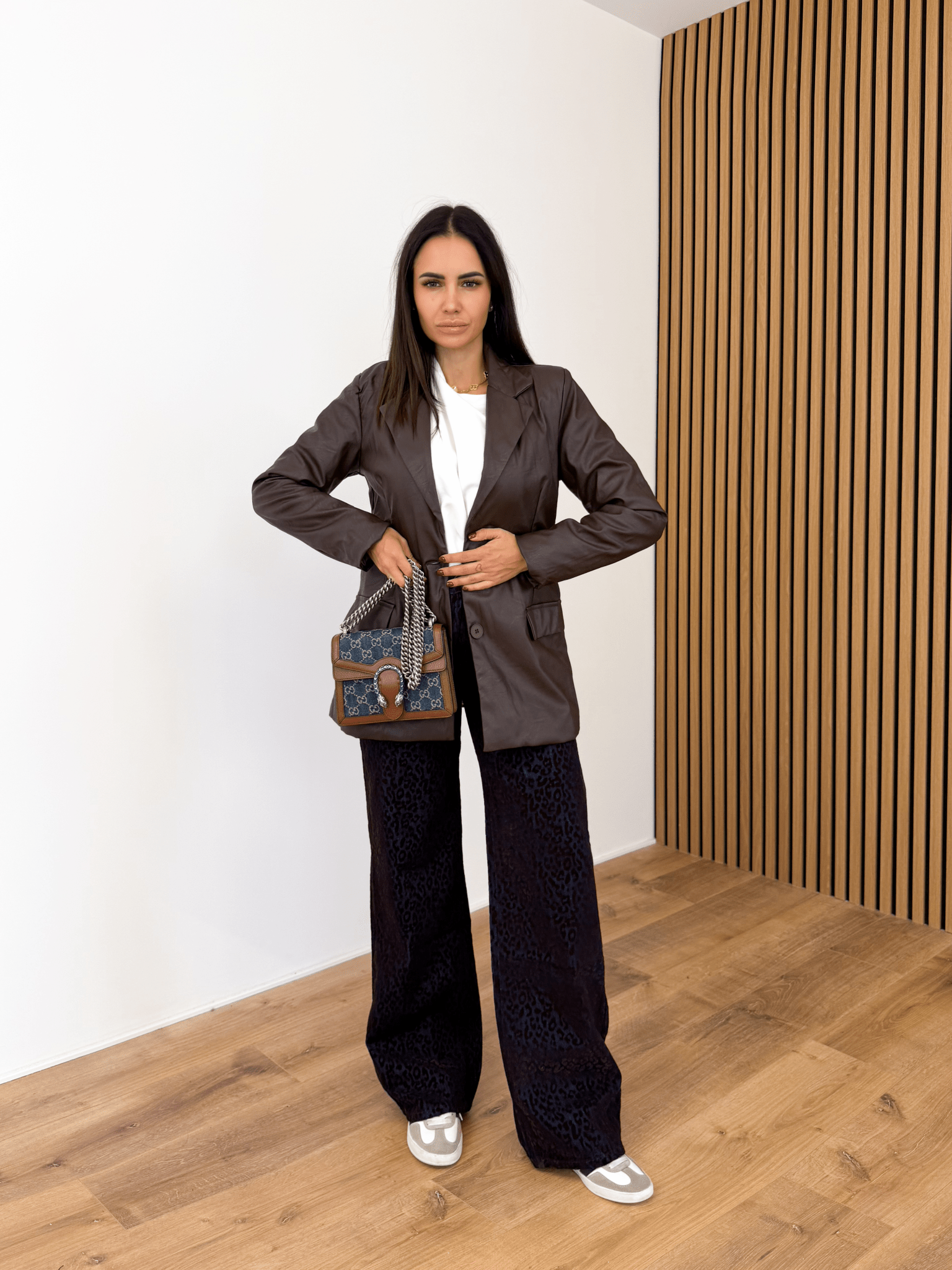 Jeans Leo Velevet - Denim Scuro - SAINTH