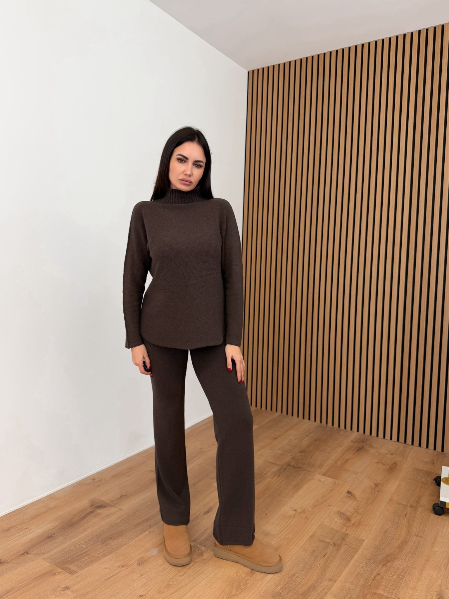 Coordinato Piuma - Marrone - SAINTH