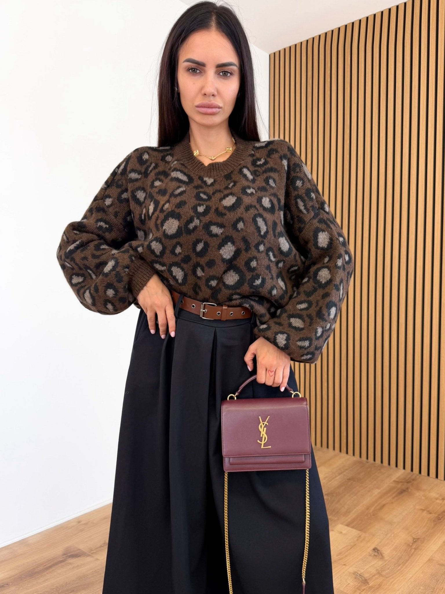 Pantalone Maxi - Nero - SAINTH