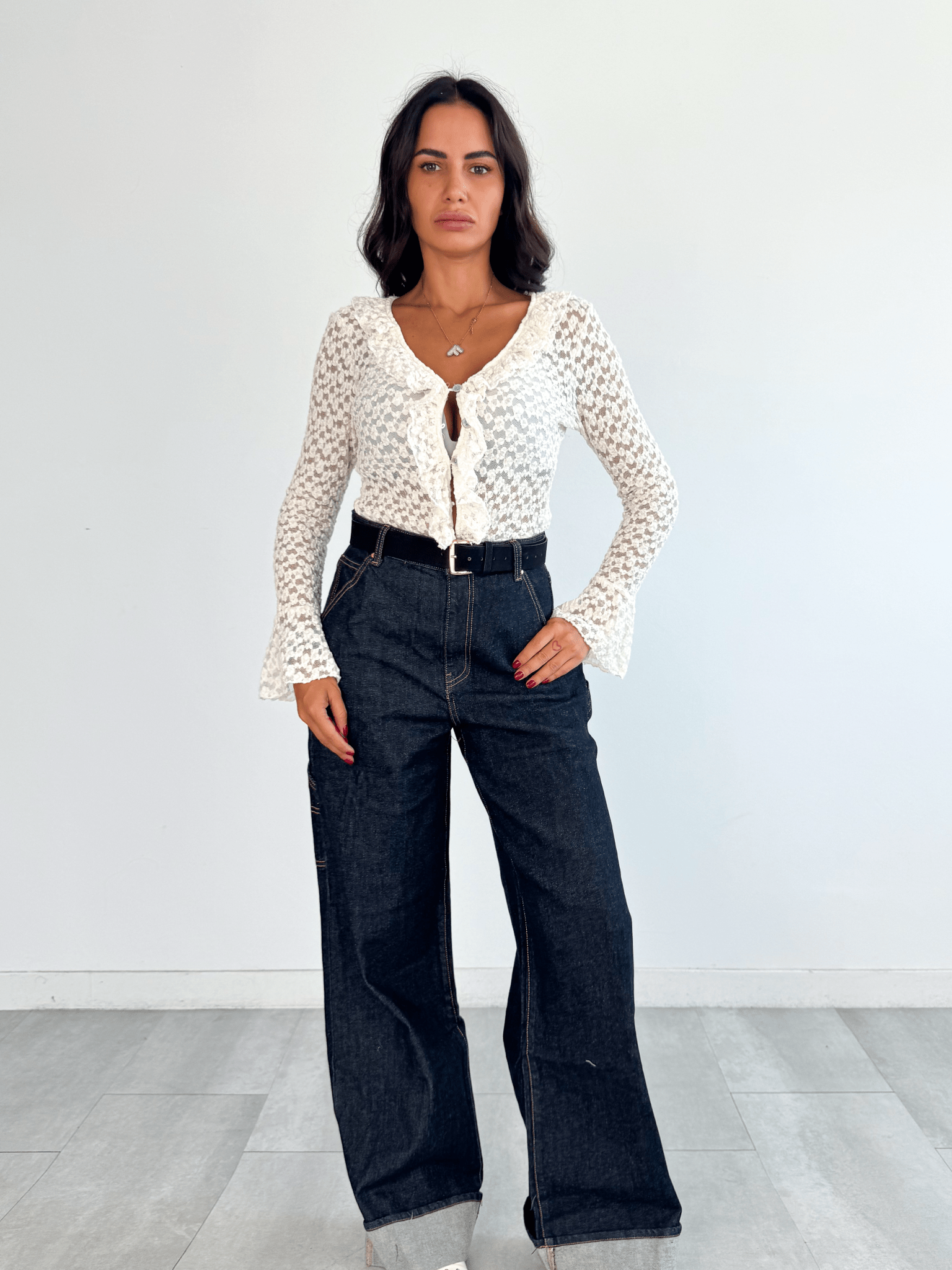 Jeans Oikos + Cintura - Denim - SAINTH