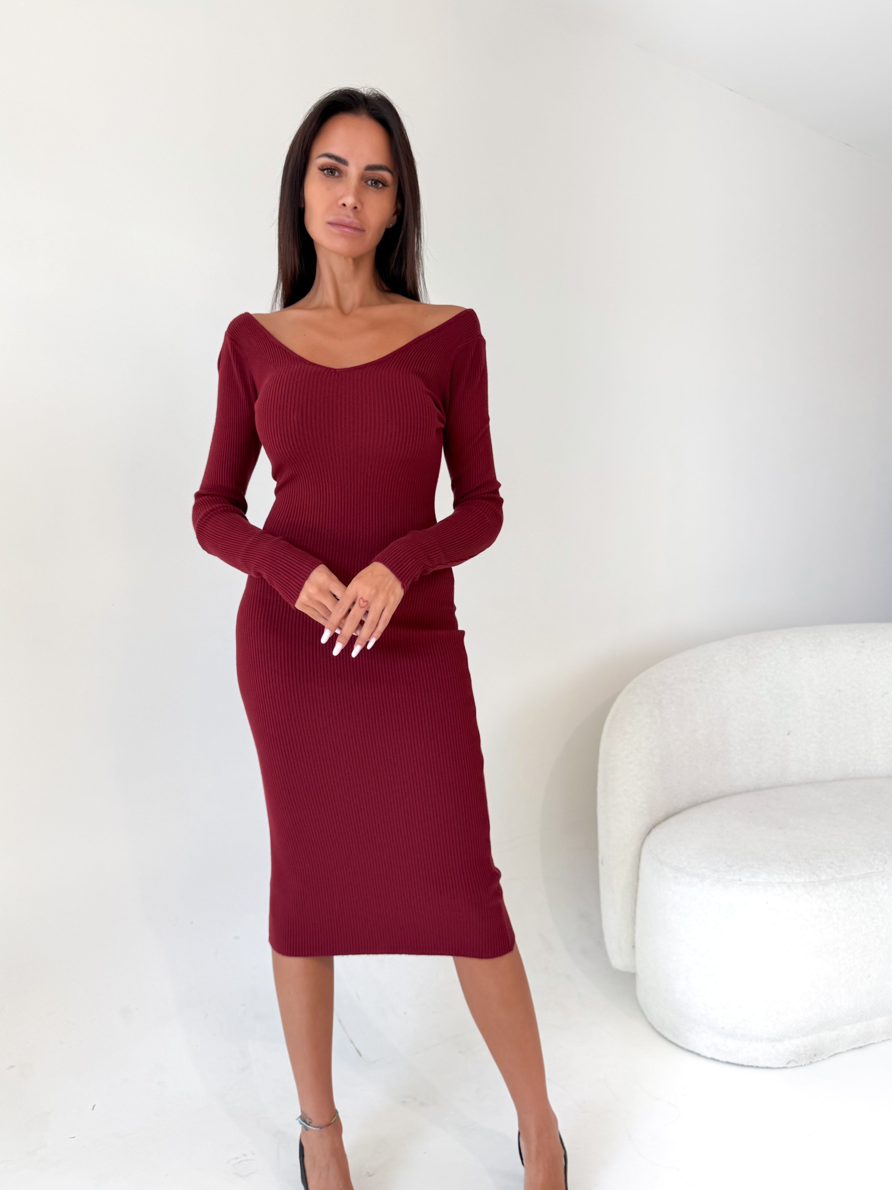 Abito Pull Fascino - Bordeaux