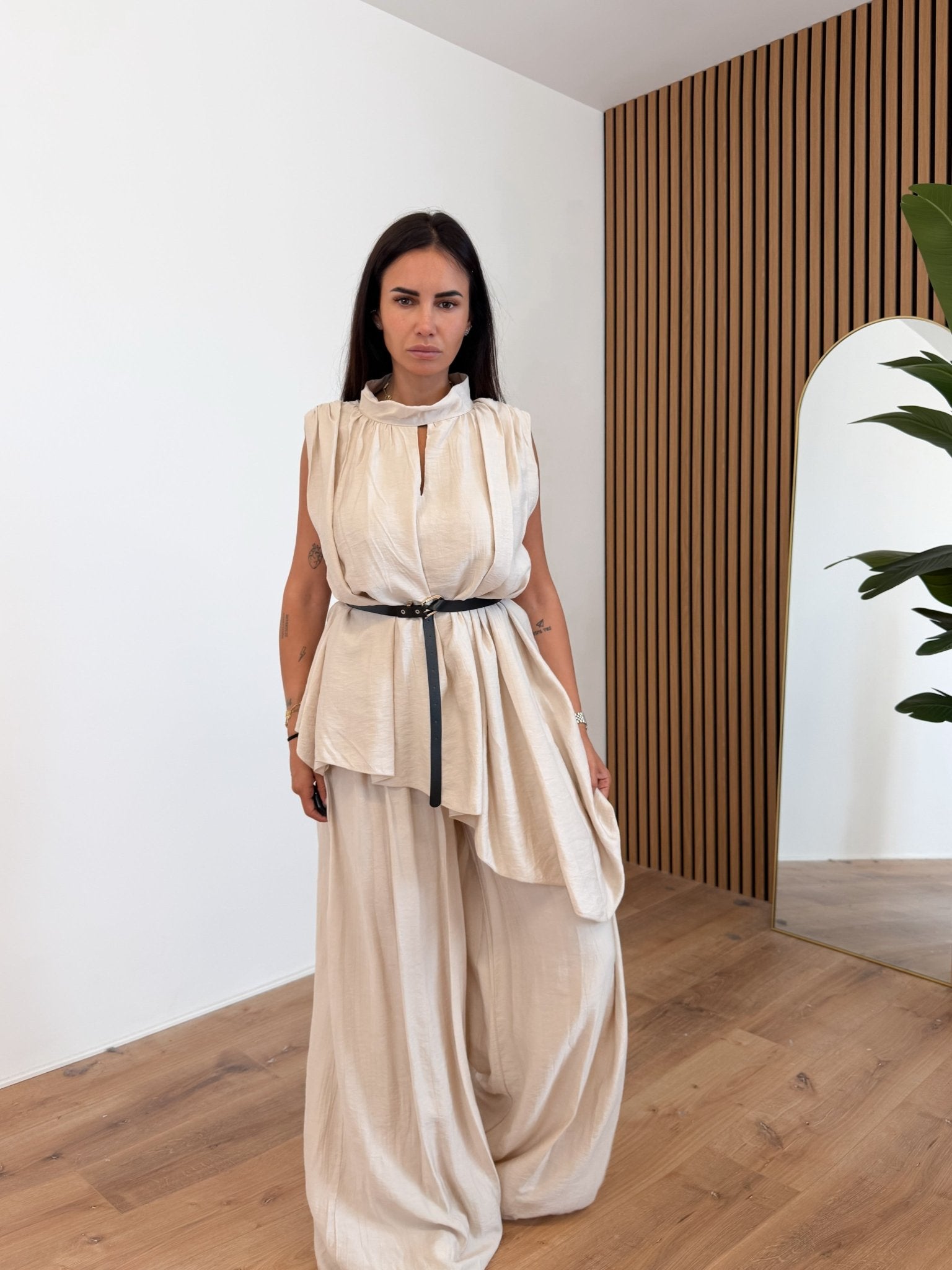 Coordinato Butterfly - Beige - SAINTH