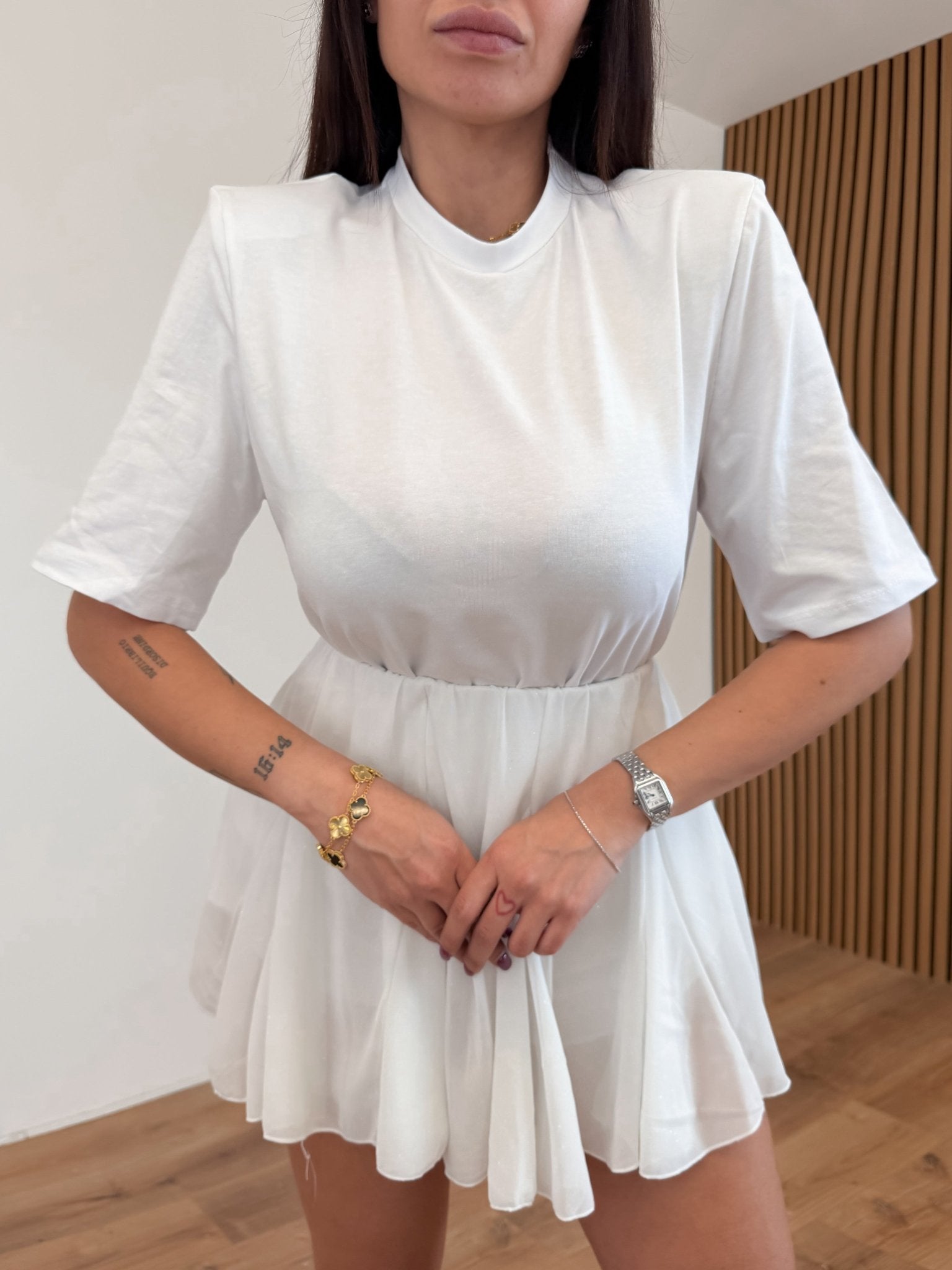 Maglia Spallina - Bianca - SAINTH