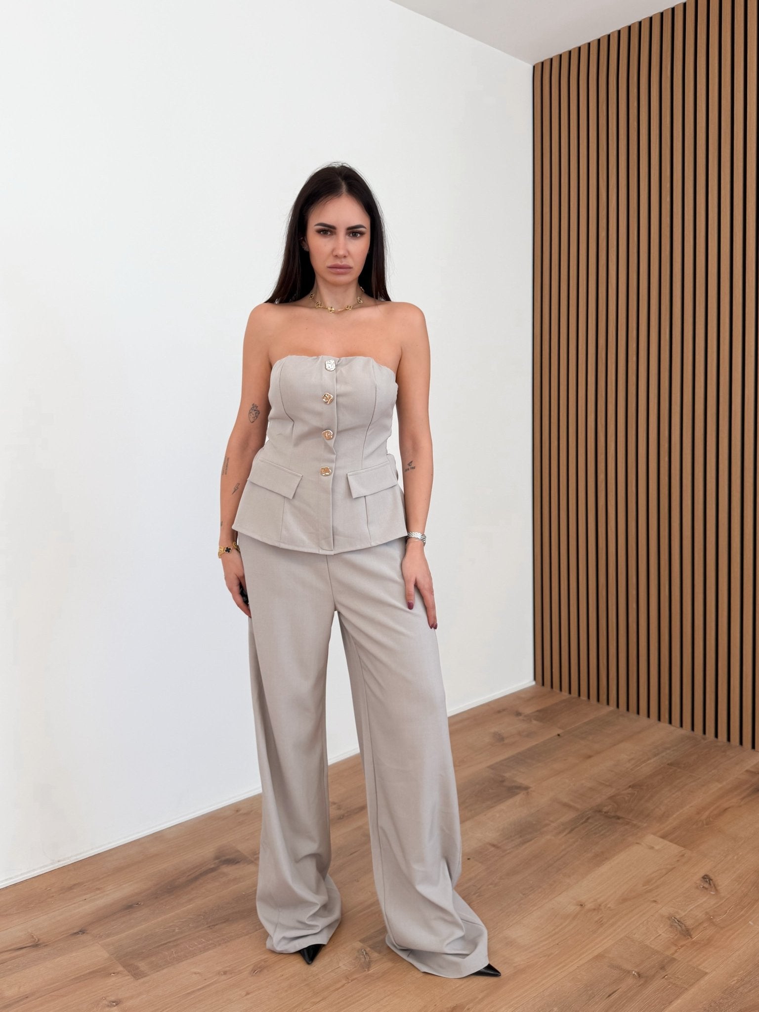Tuta Intera Sold - Beige - SAINTH