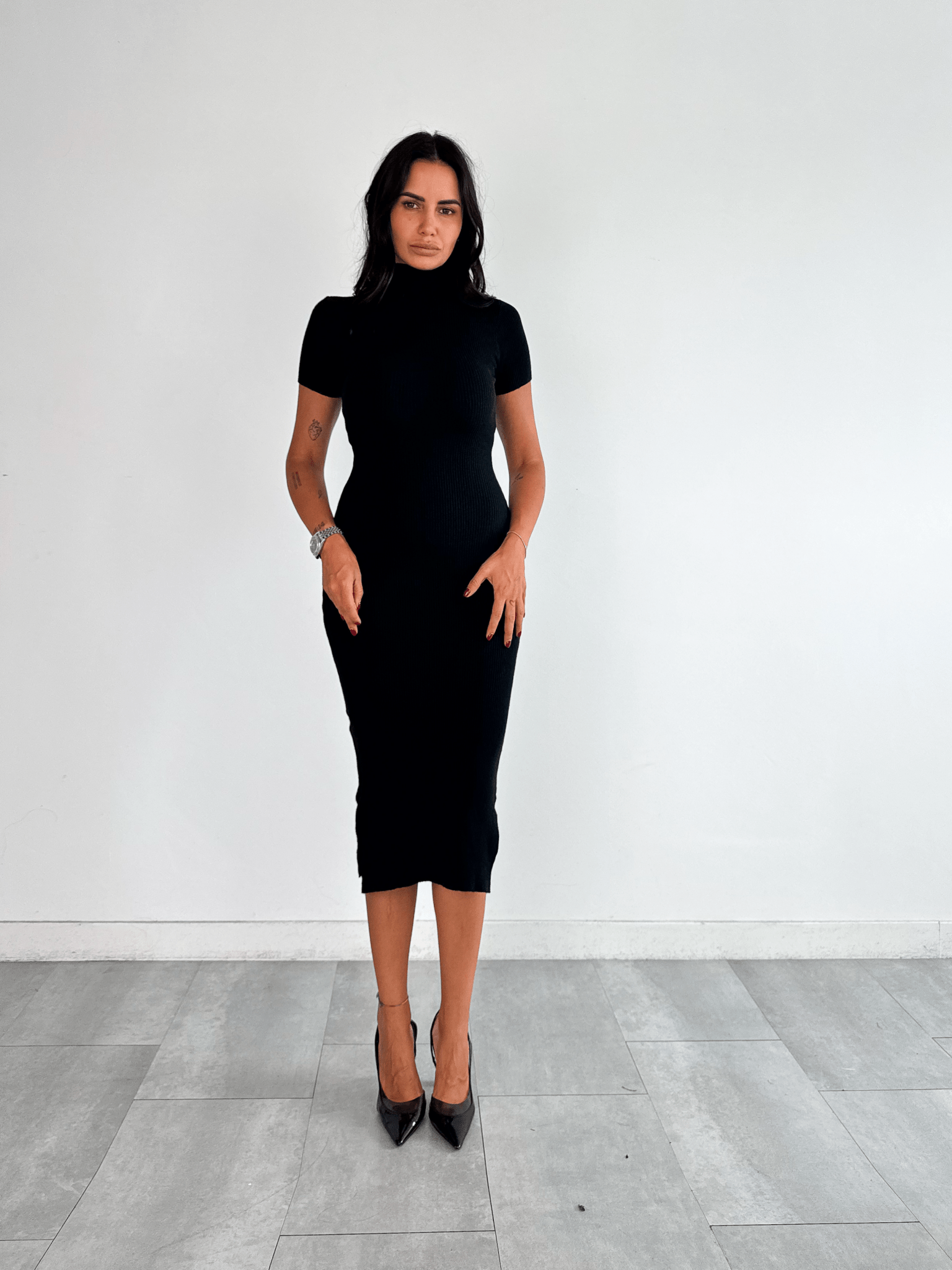 Abito Pull Tender - Nero - SAINTH