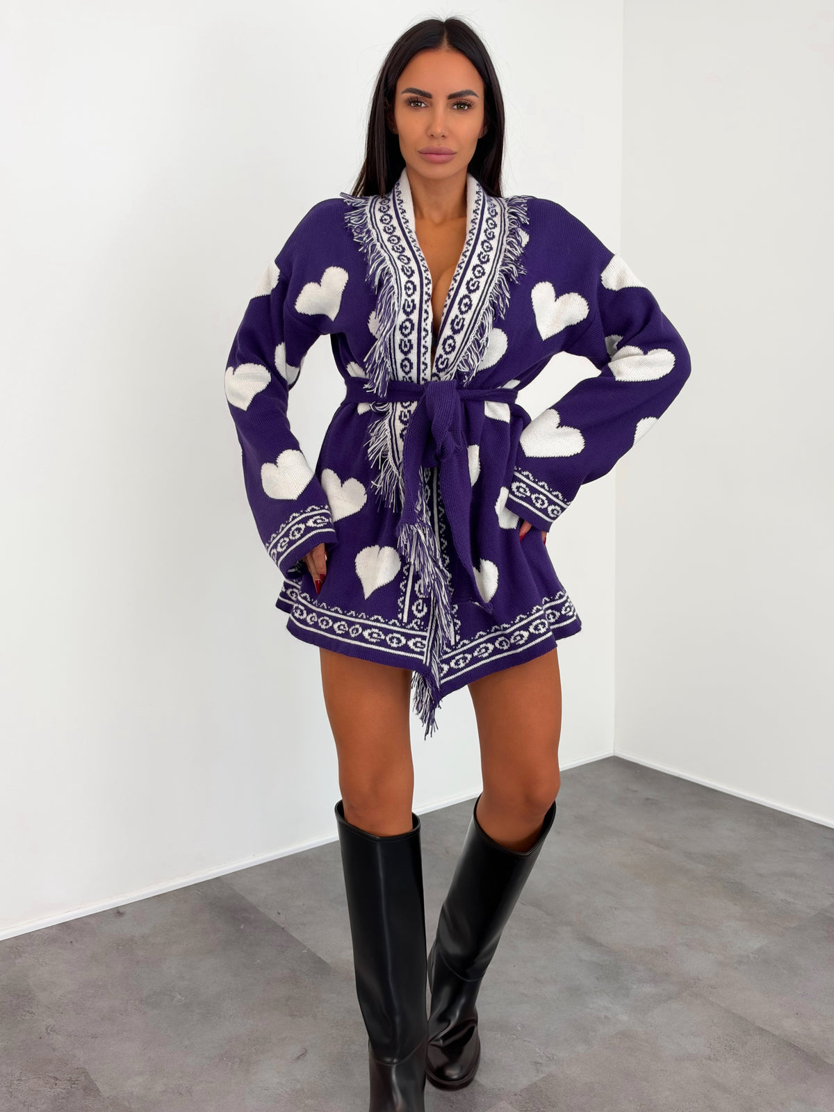 Cardigan Lovis - Viola