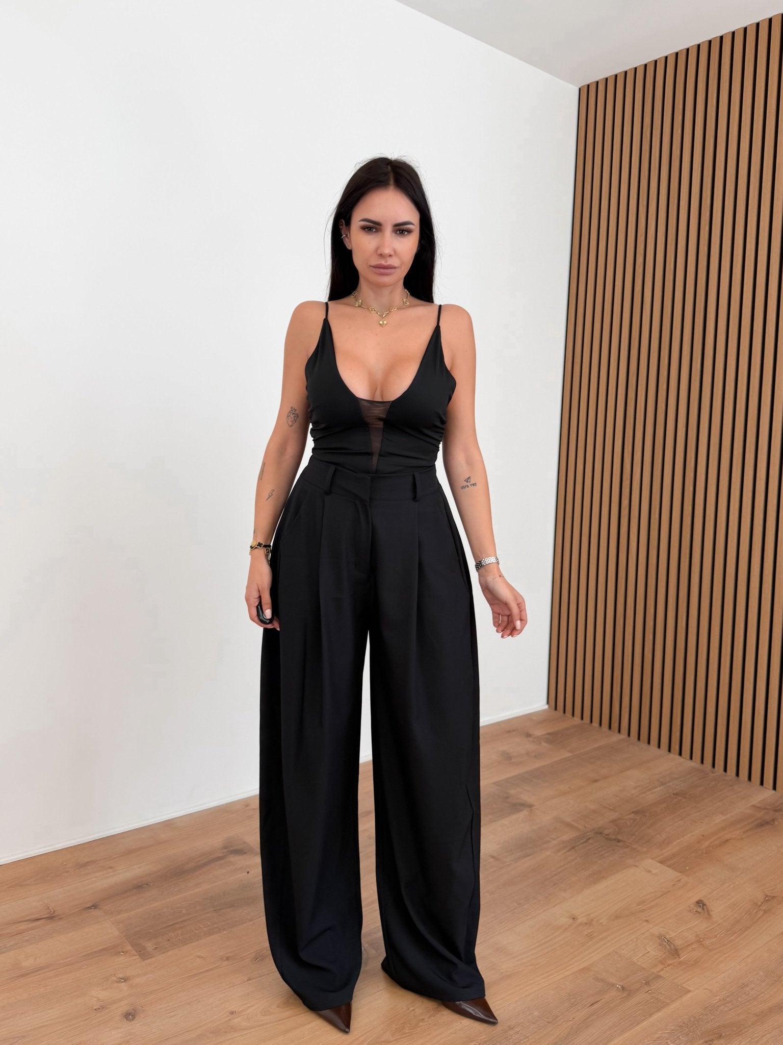 Pantalone Nascous - Nero - SAINTH