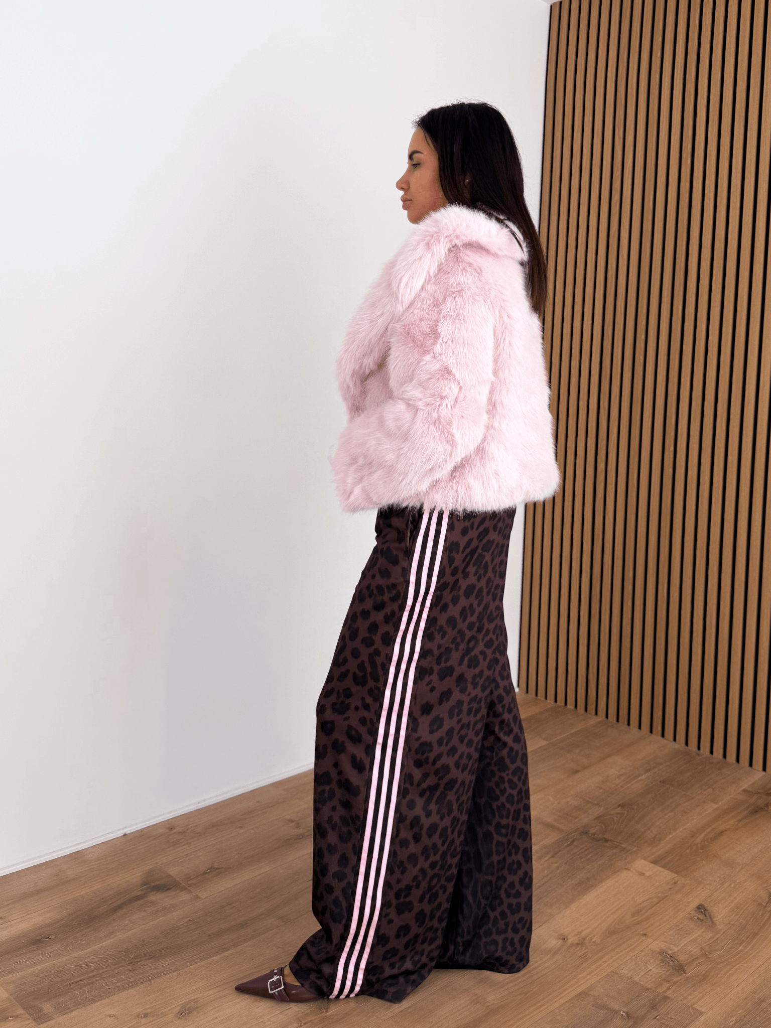 Pantalone Tuta Brasil - Rosa e Leopardato - SAINTH