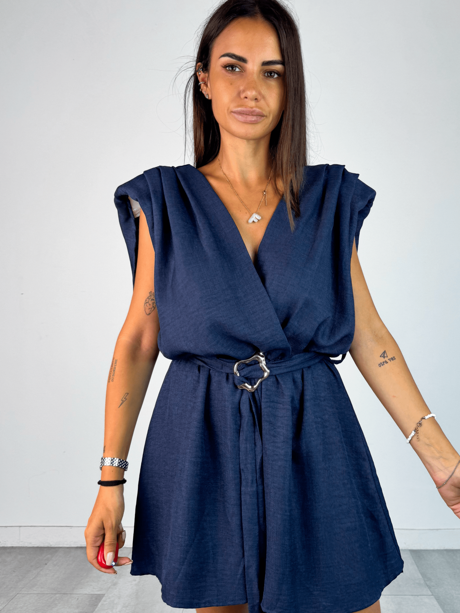 Tutina Spallona - Blu - SAINTH