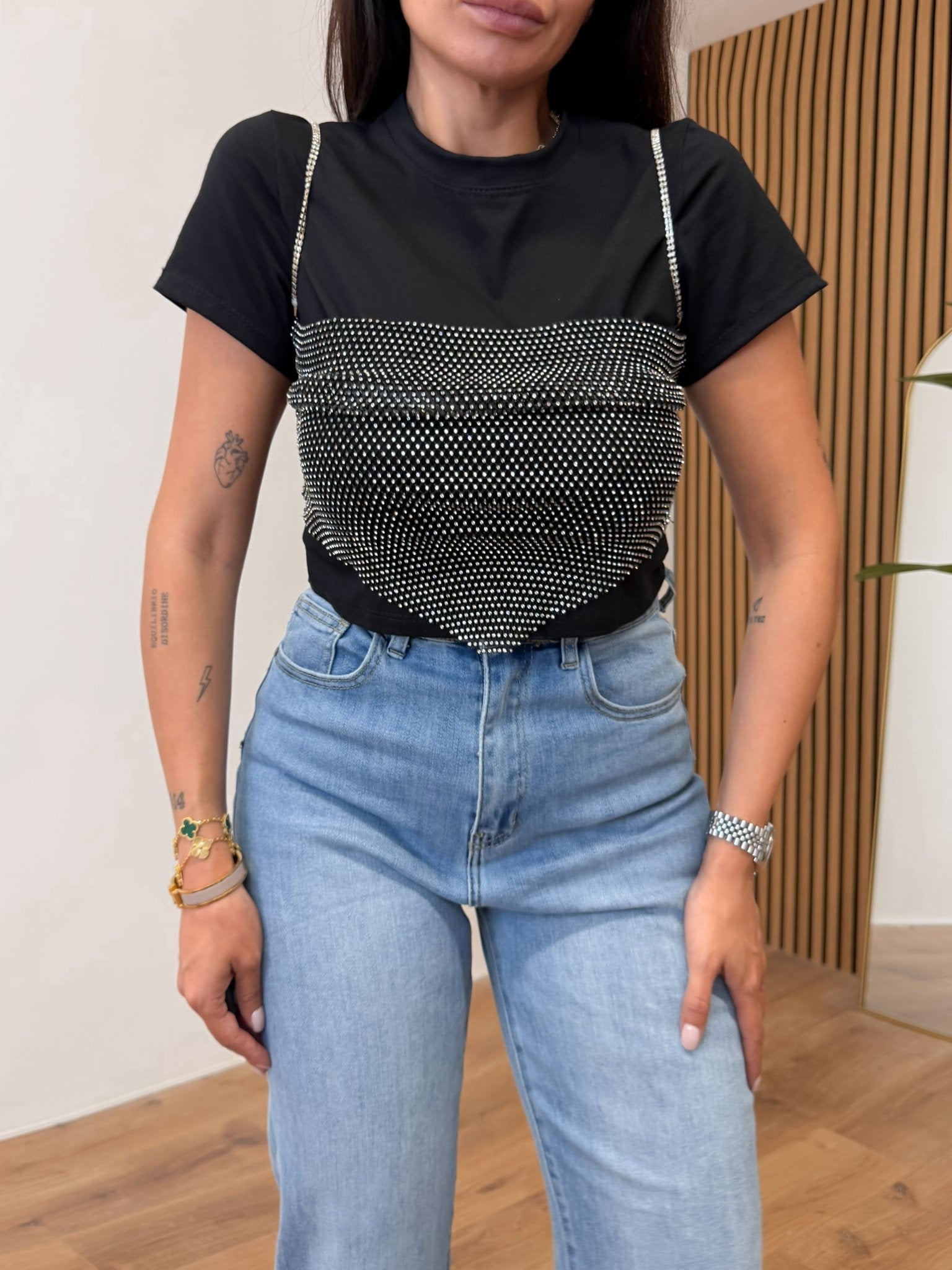 Maglia Bling - Nera - SAINTH