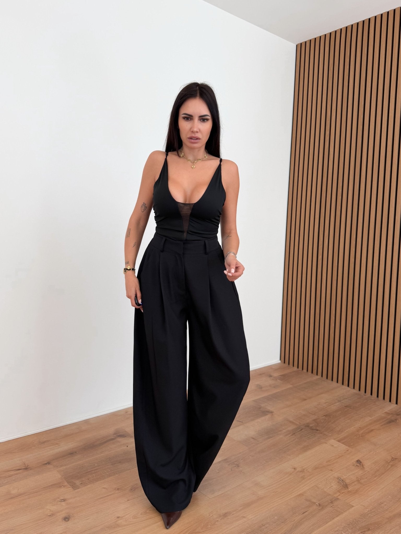 Pantalone Nascous - Nero - SAINTH