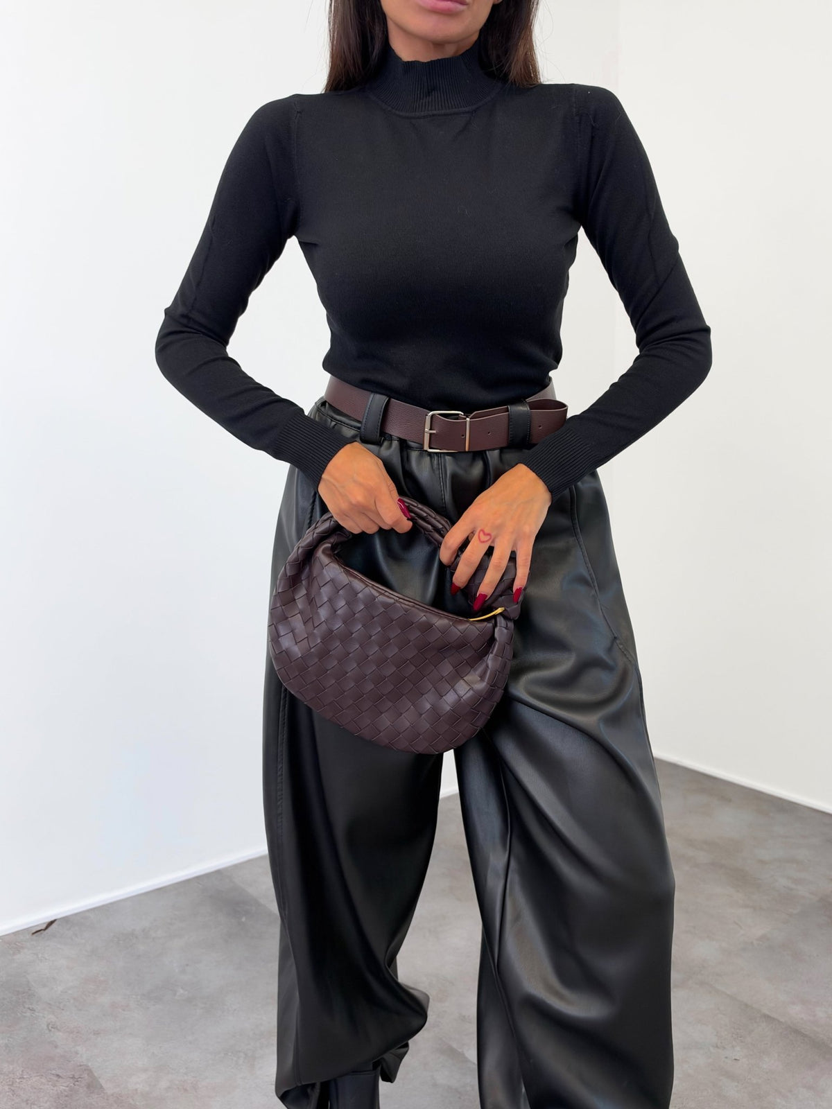 Dolcevita Collo Alto - Nero - SAINTH