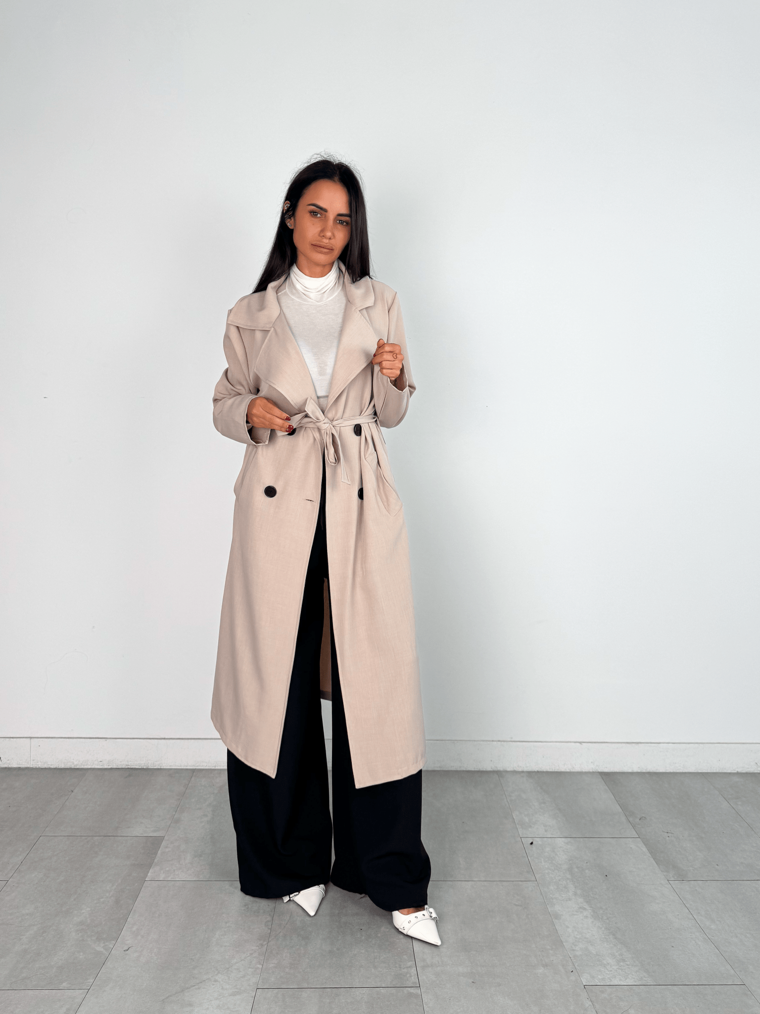 Trench Aura - Beige - SAINTH