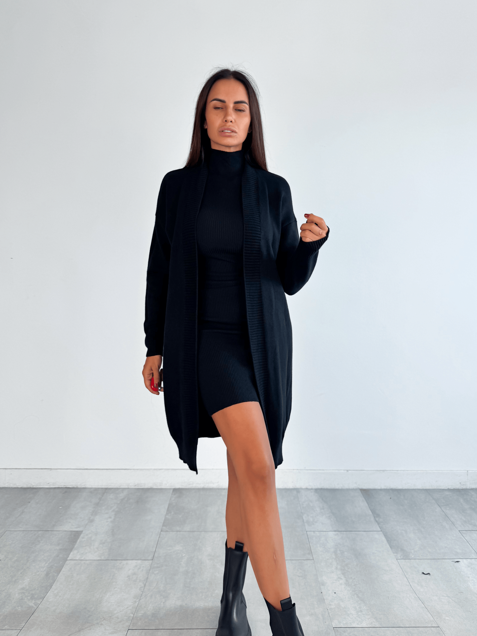 Cardigan Utility - Nero - SAINTH