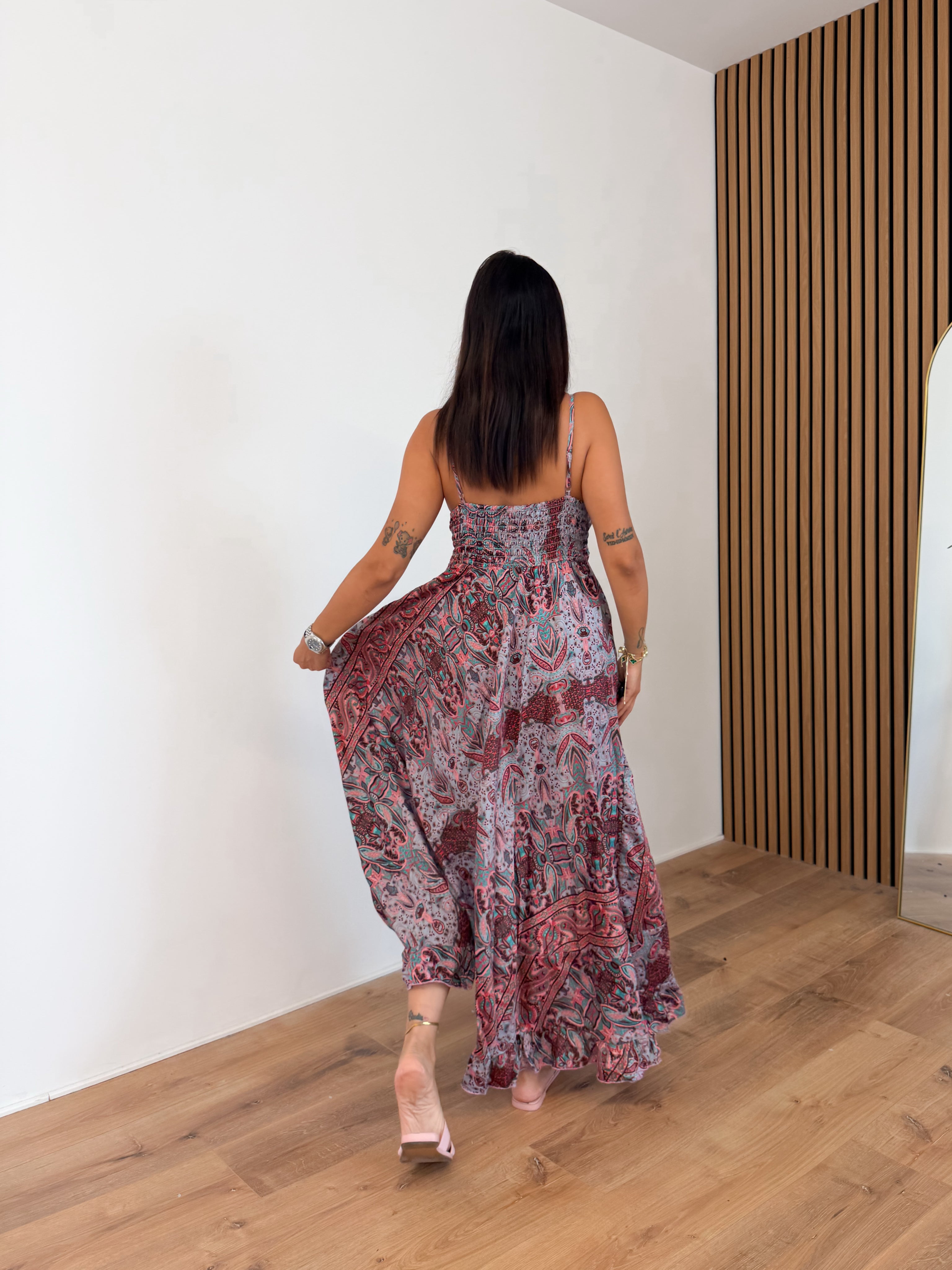 Abito Maya - Beige Acquamarina