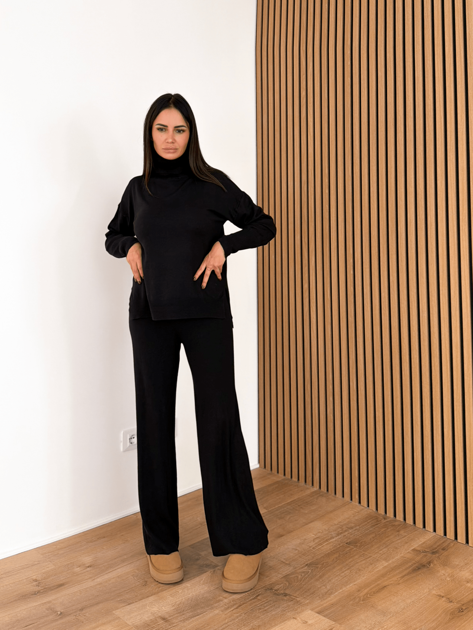 Coordinato Carezza - Nero - SAINTH