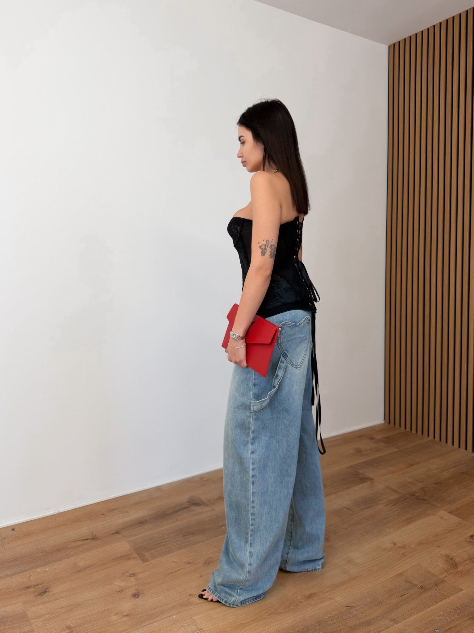 Corpetto Romance - Nero - SAINTH