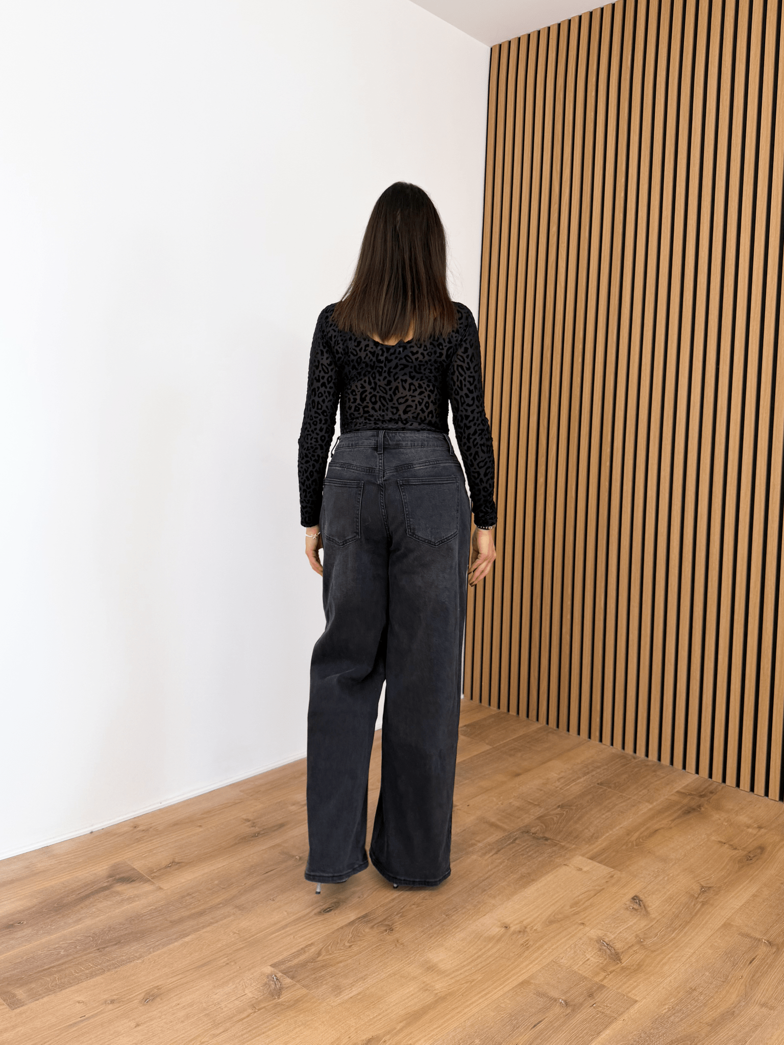 New Jeans Wide Leg - Nero - SAINTH