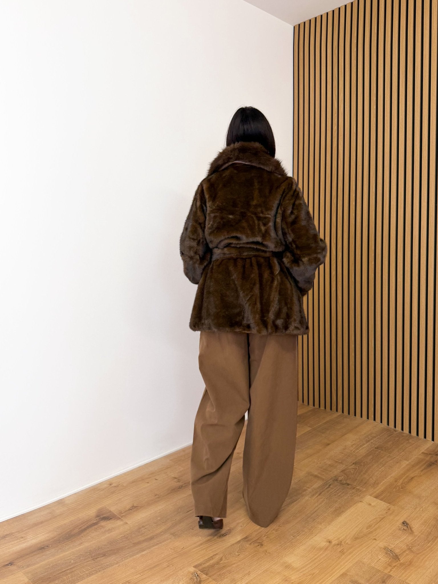 Pelliccia Vulcano - Marrone - SAINTH