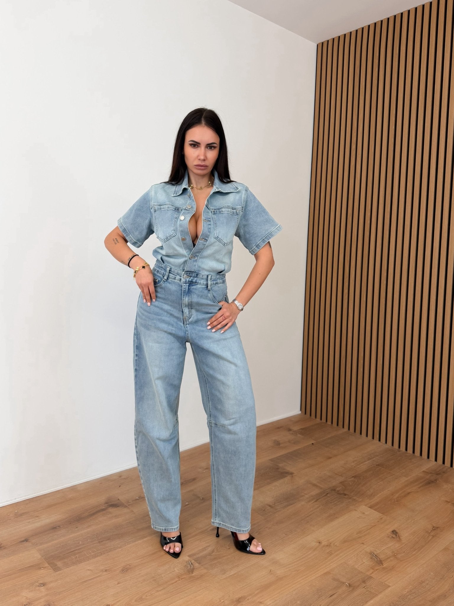 Salopette JF398 - Denim - SAINTH