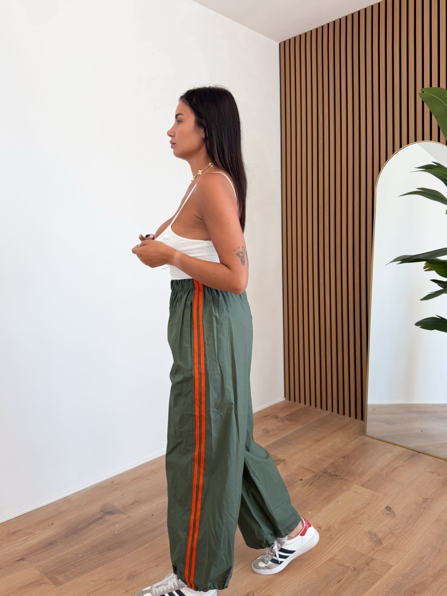 Pantalone Parachute - Army Green - SAINTH