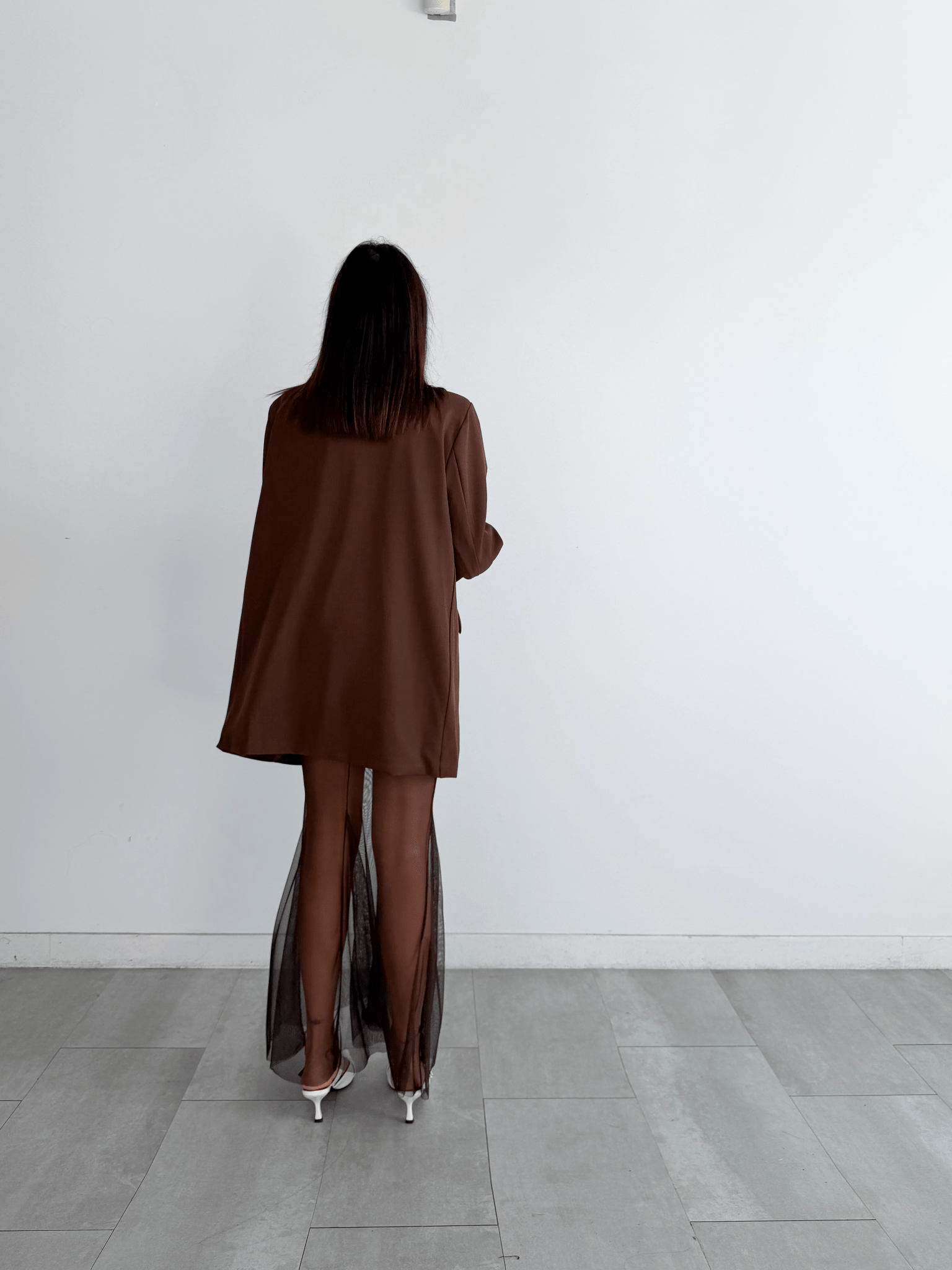 Gonna Con Coulotte - Marrone - SAINTH