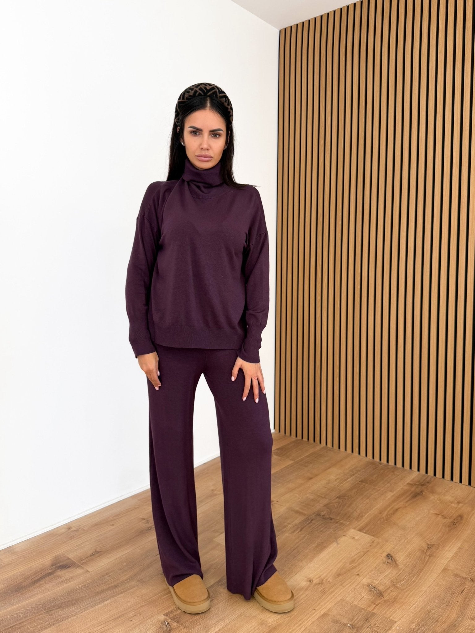 Coordinato Carezza - Melanzana - SAINTH