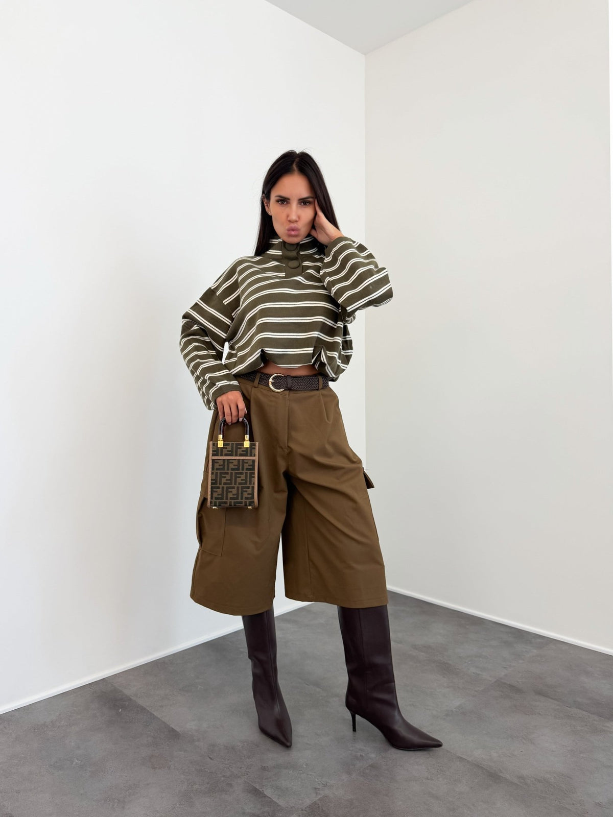 Bermuda Viky - Khaki - SAINTH