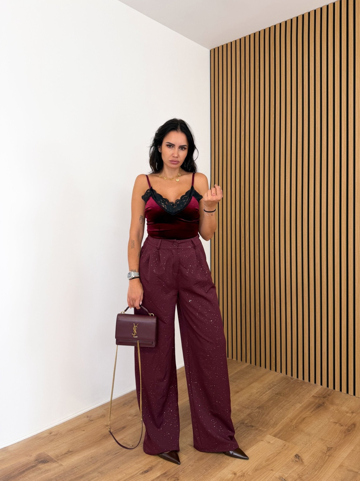 Body Velvet - Bordeaux - SAINTH