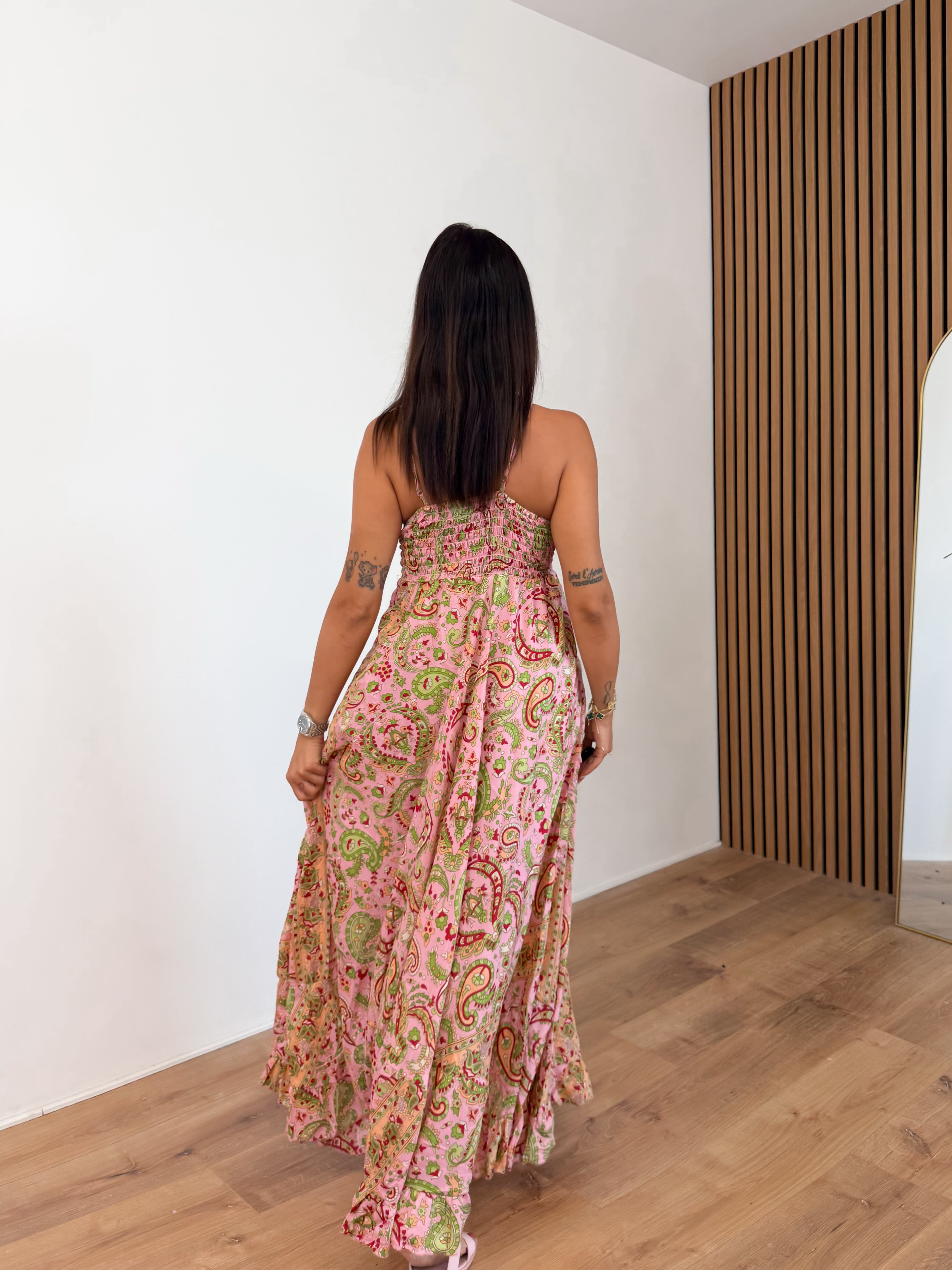 Abito Maya - Rosa Verde