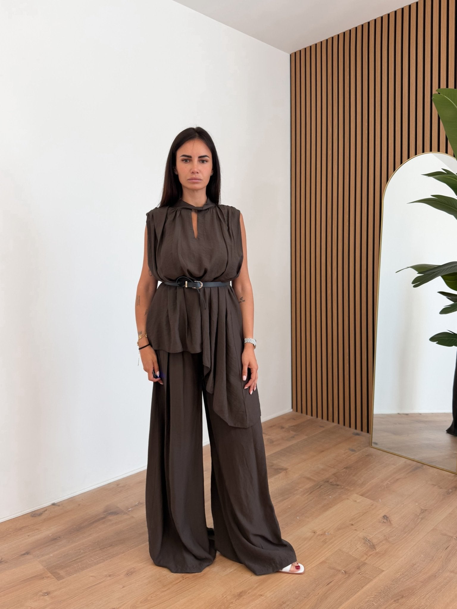Coordinato Butterfly - Marrone - SAINTH