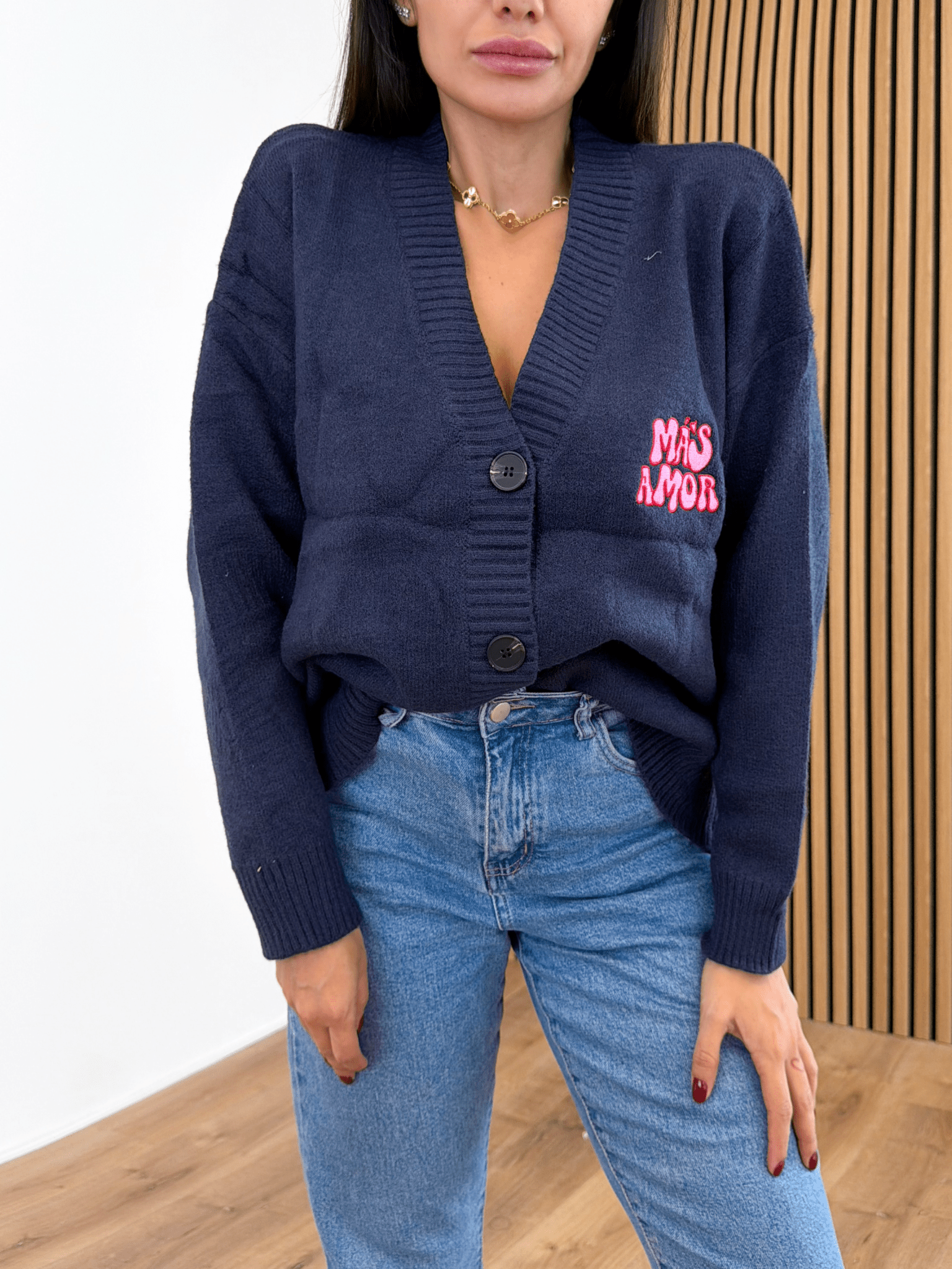 Cardigan Amore - Blu - SAINTH