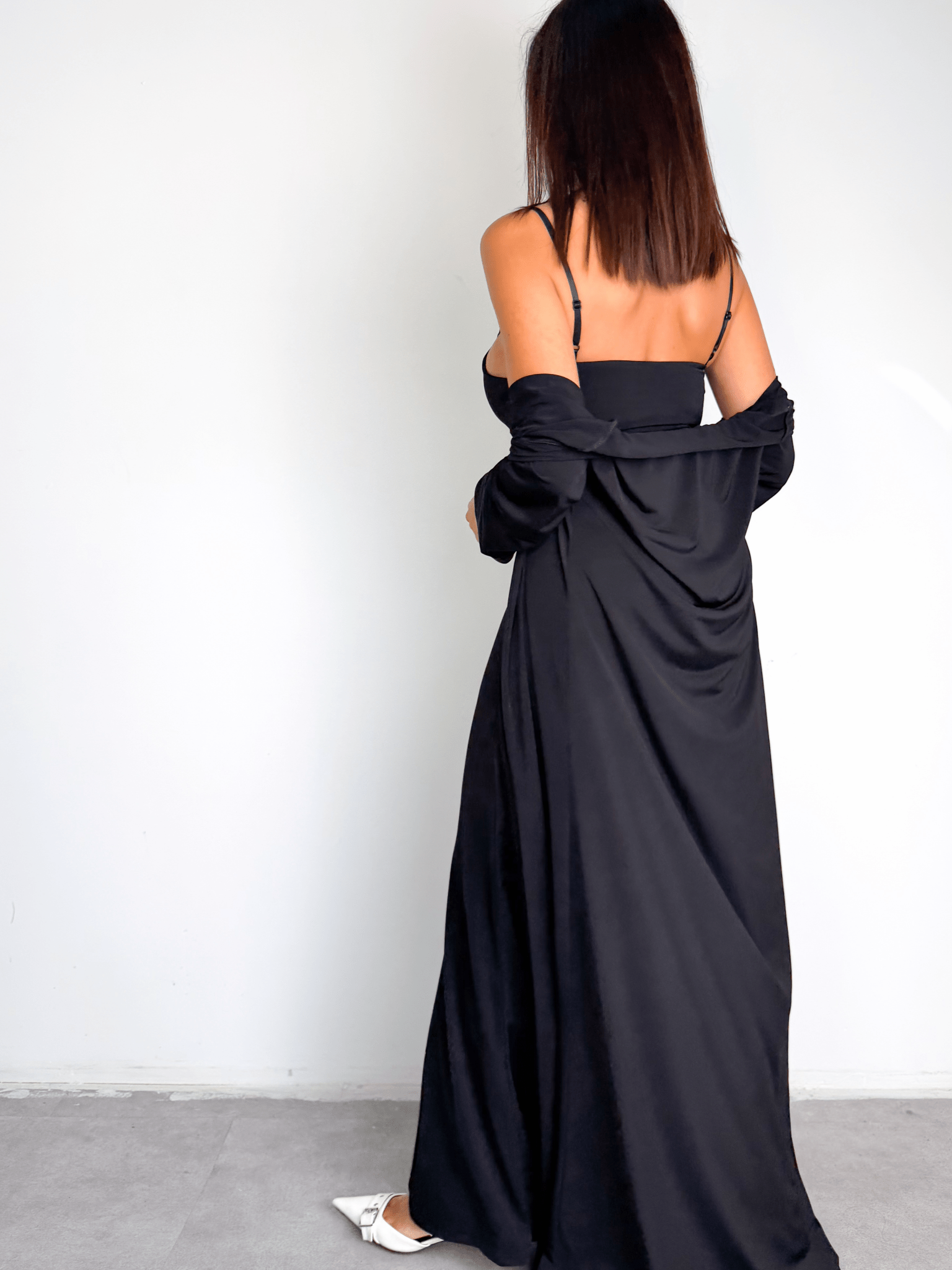 Set Abito + Cardigan - Nero - SAINTH