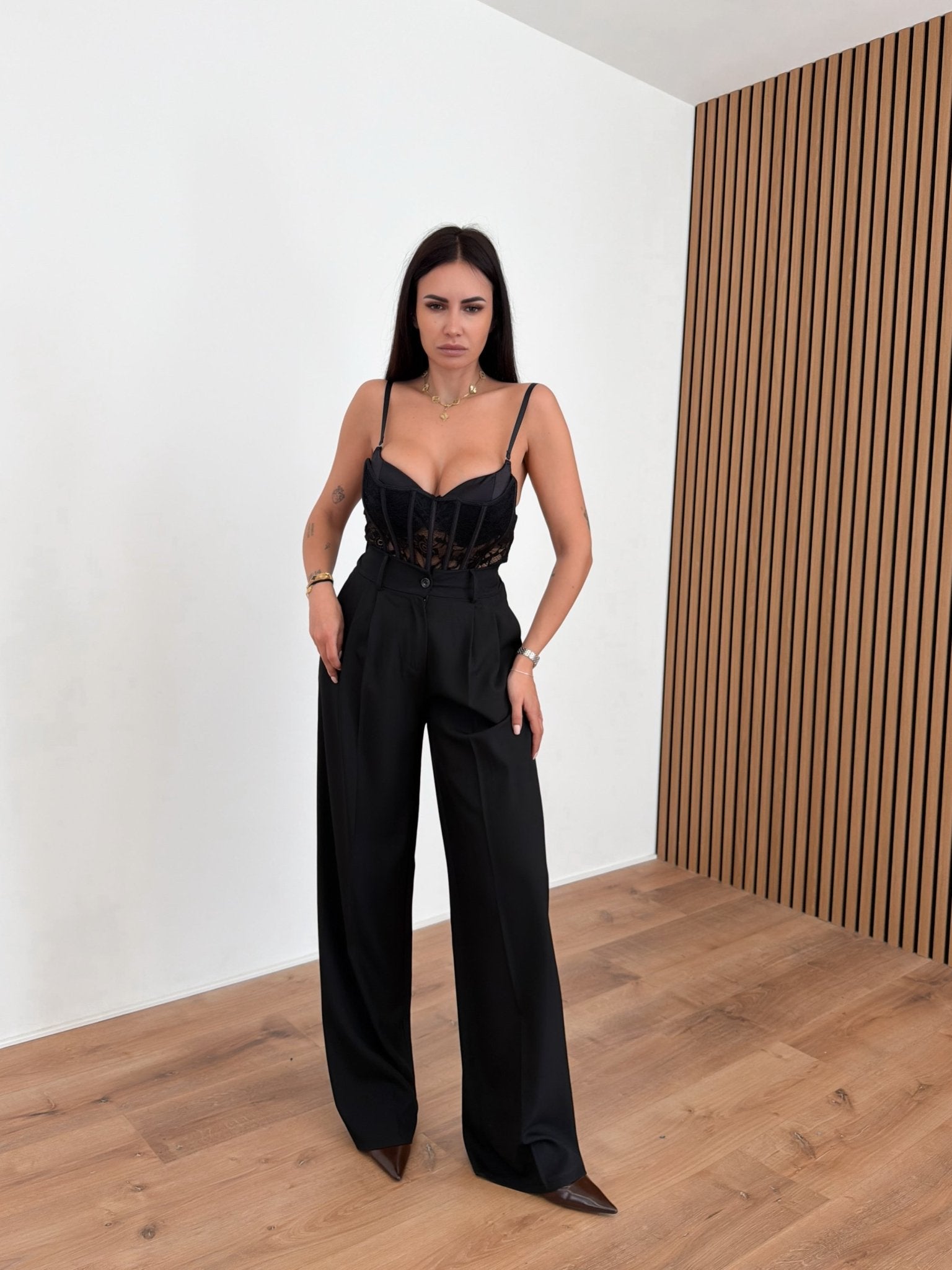 Pantalone Office - Nero - SAINTH
