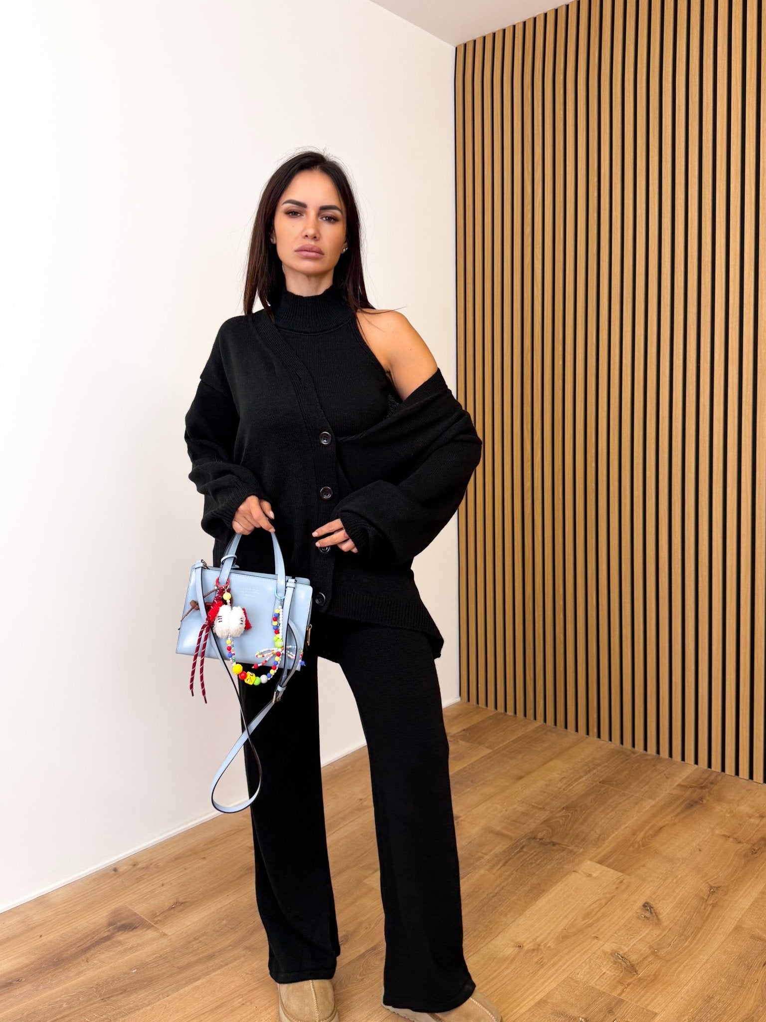 Coordinato Tris Cromby - Nero - SAINTH