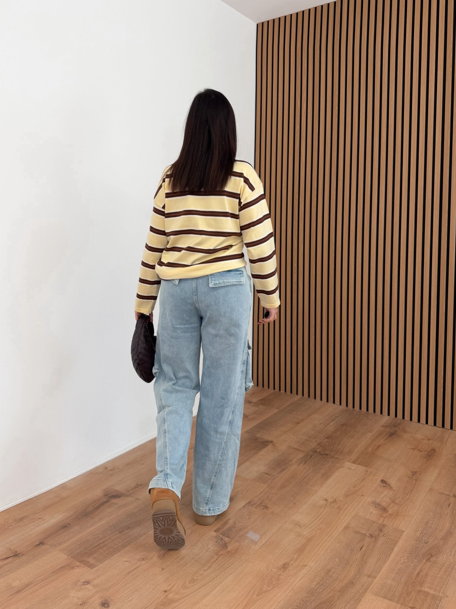 Pull Polo Edit - Gialla e Marrone - SAINTH