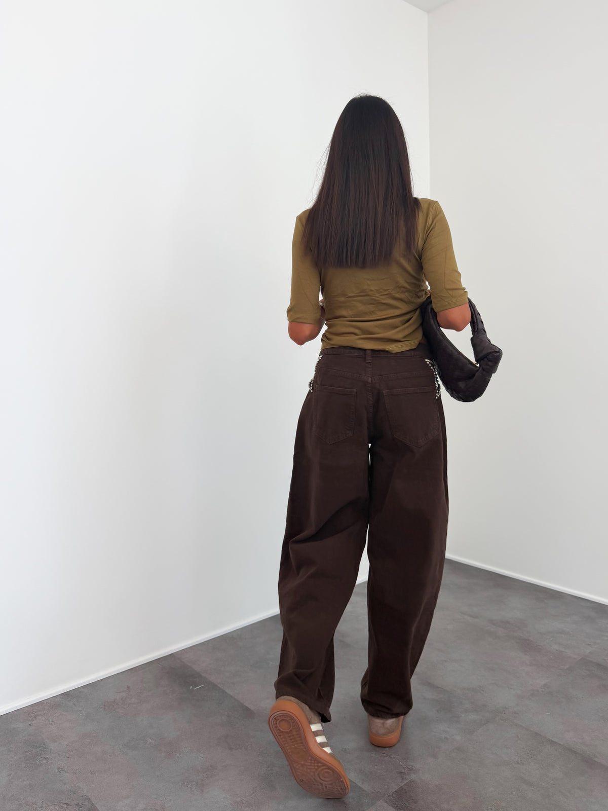 Jeans YW-2022F - Marrone