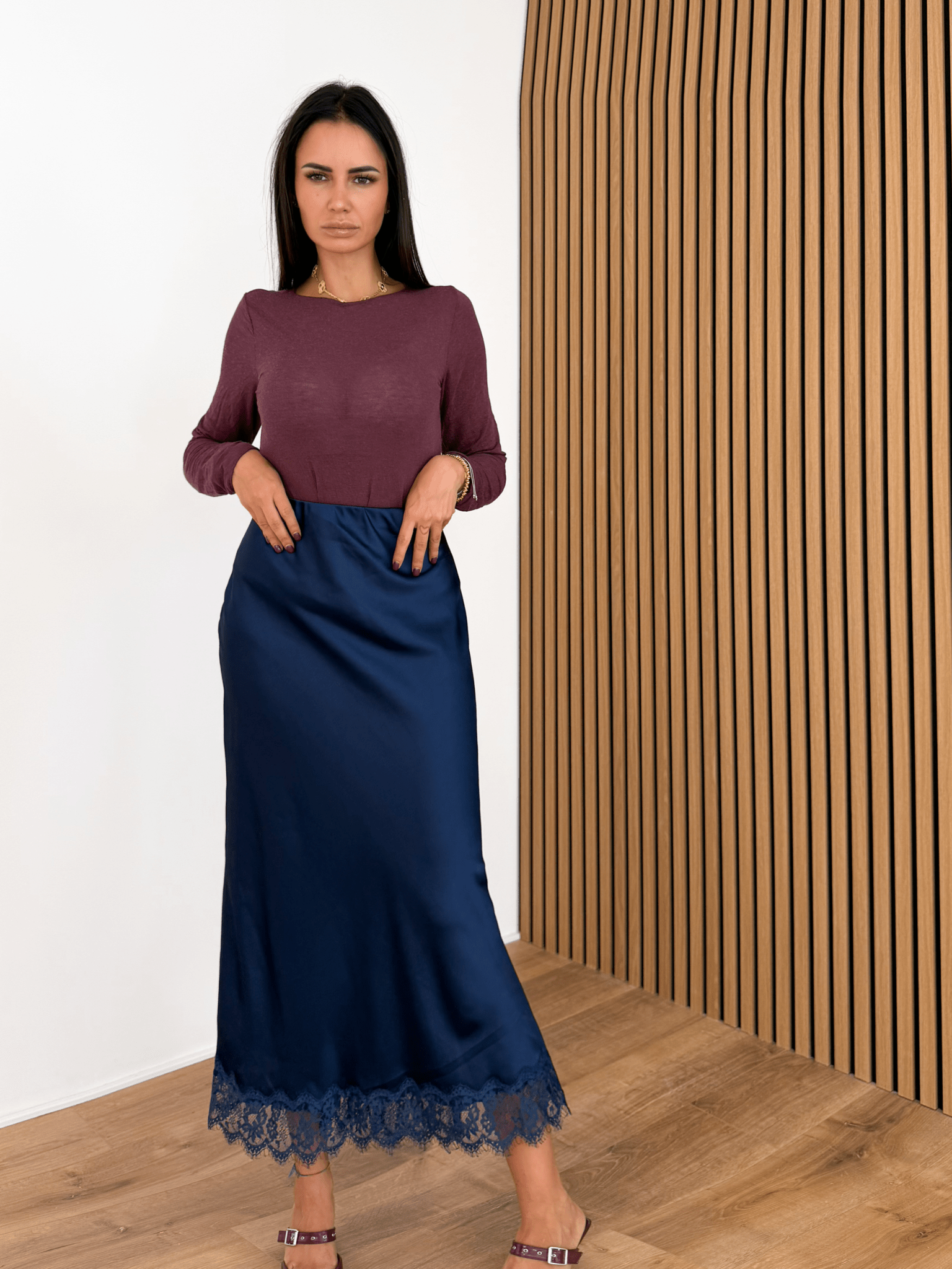 Dolcevita Misto Cashmere - Bordeaux - SAINTH