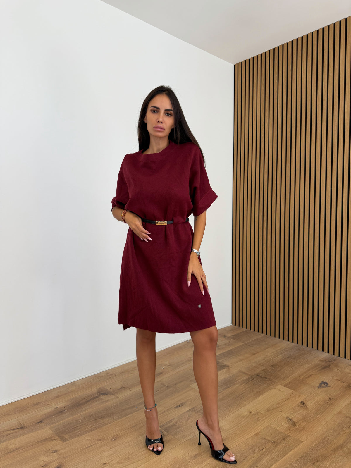 Abito Pull Naya - Bordeaux
