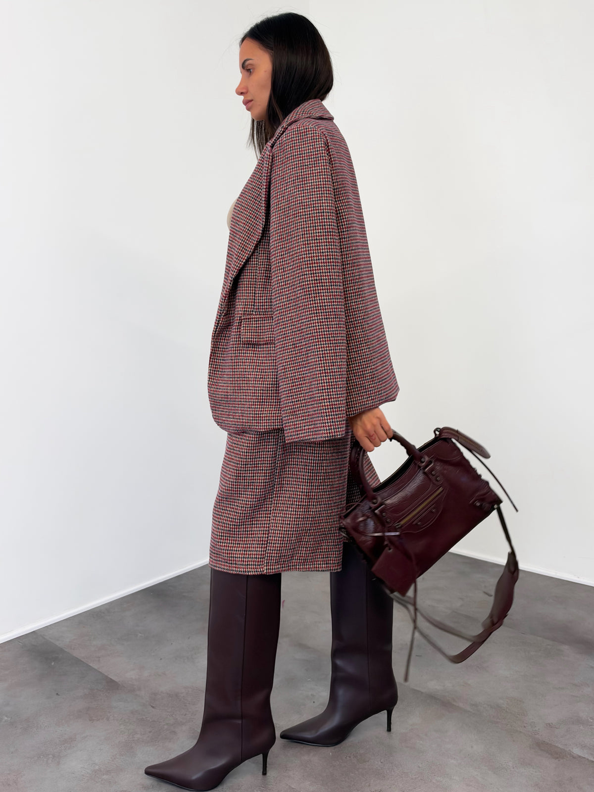 Blazer Pixel - Bordeaux