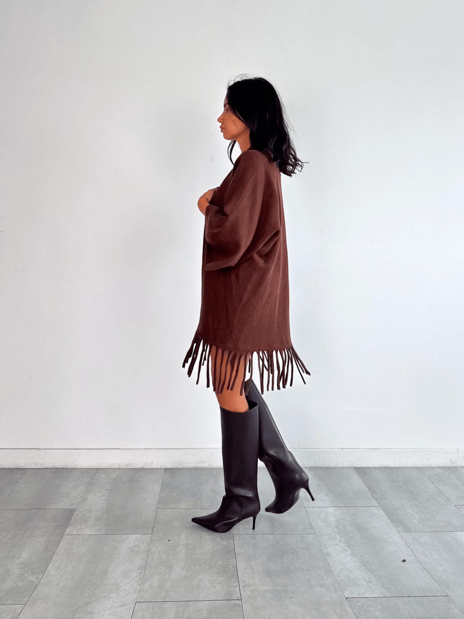 Abito Pull Tender - Marrone - SAINTH