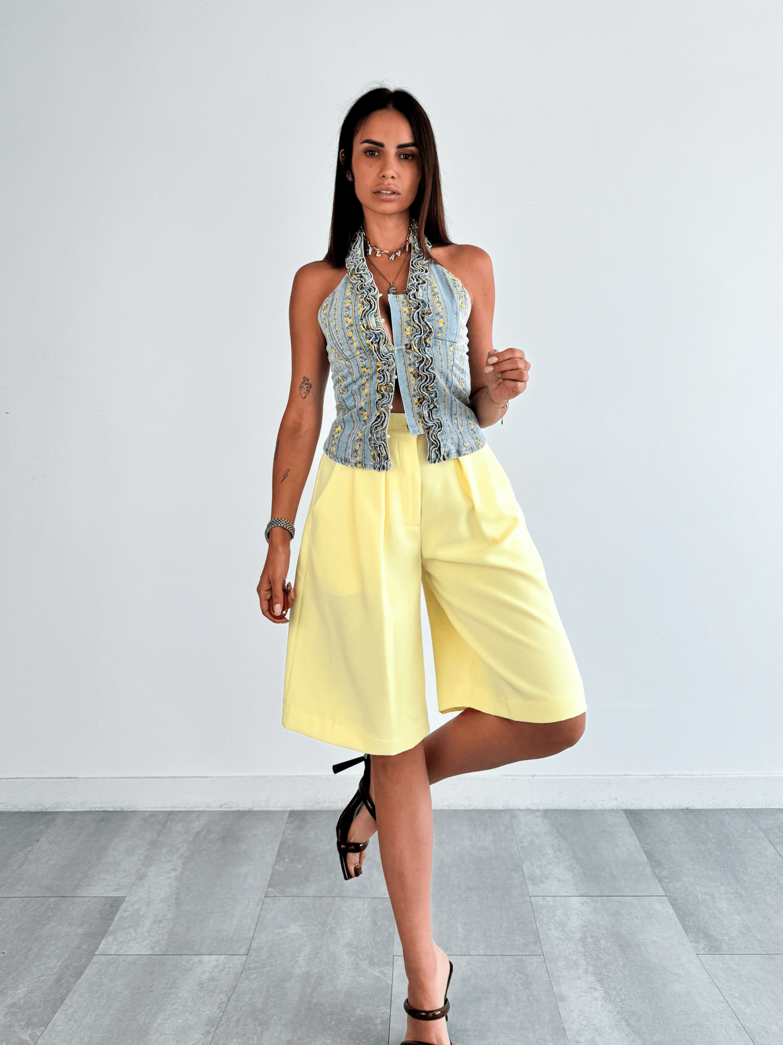 Top Microflower - Giallo - SAINTH