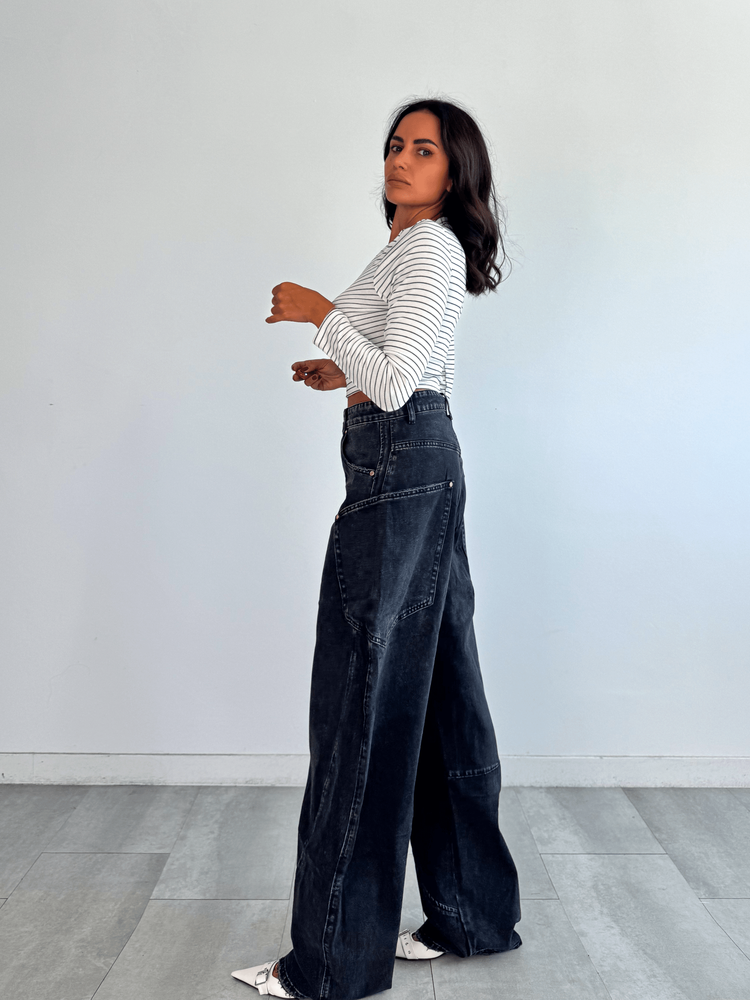 Jeans Shock - Nero - SAINTH