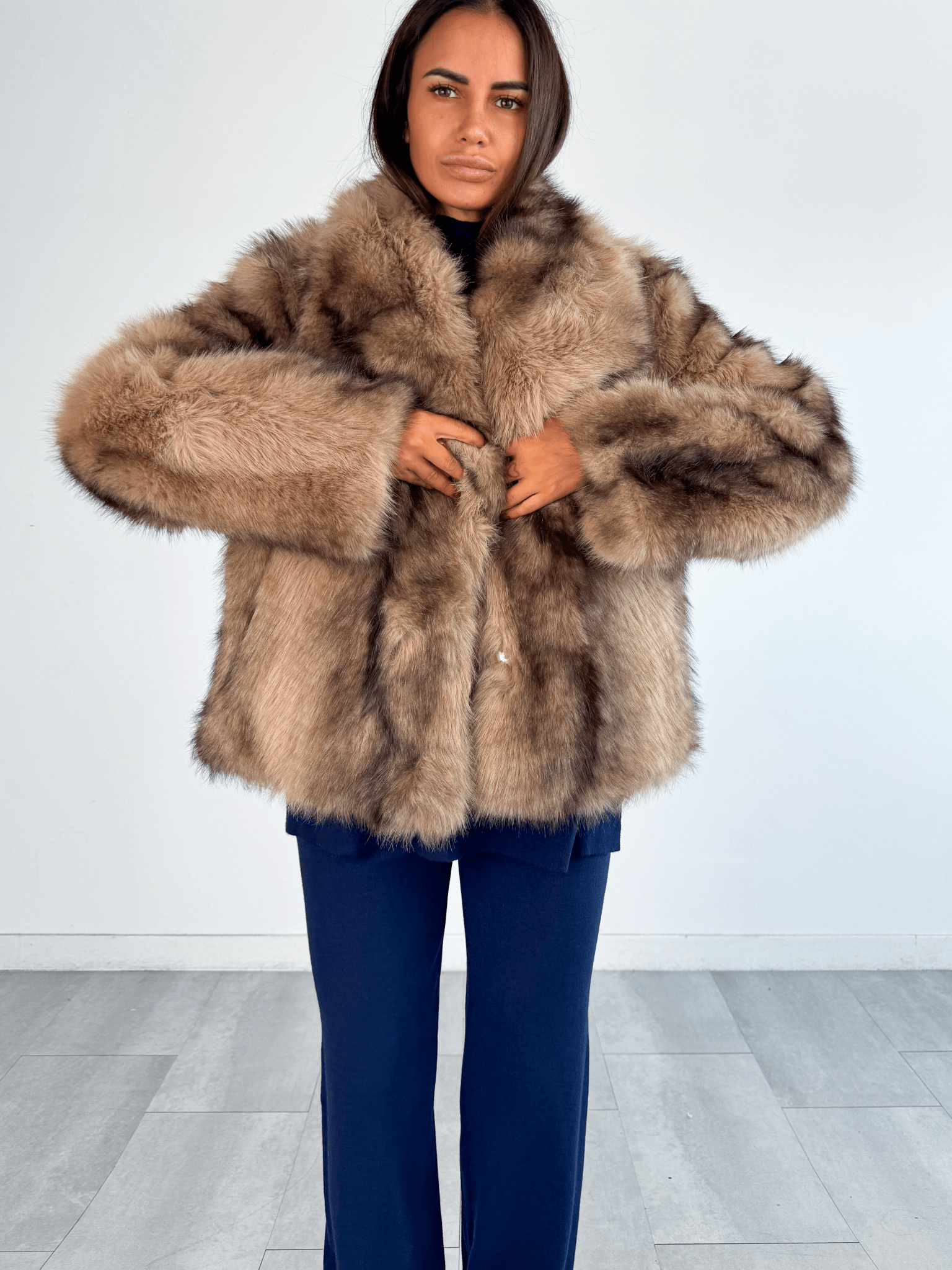 Pelliccia Grizzly - Biscotto - SAINTH