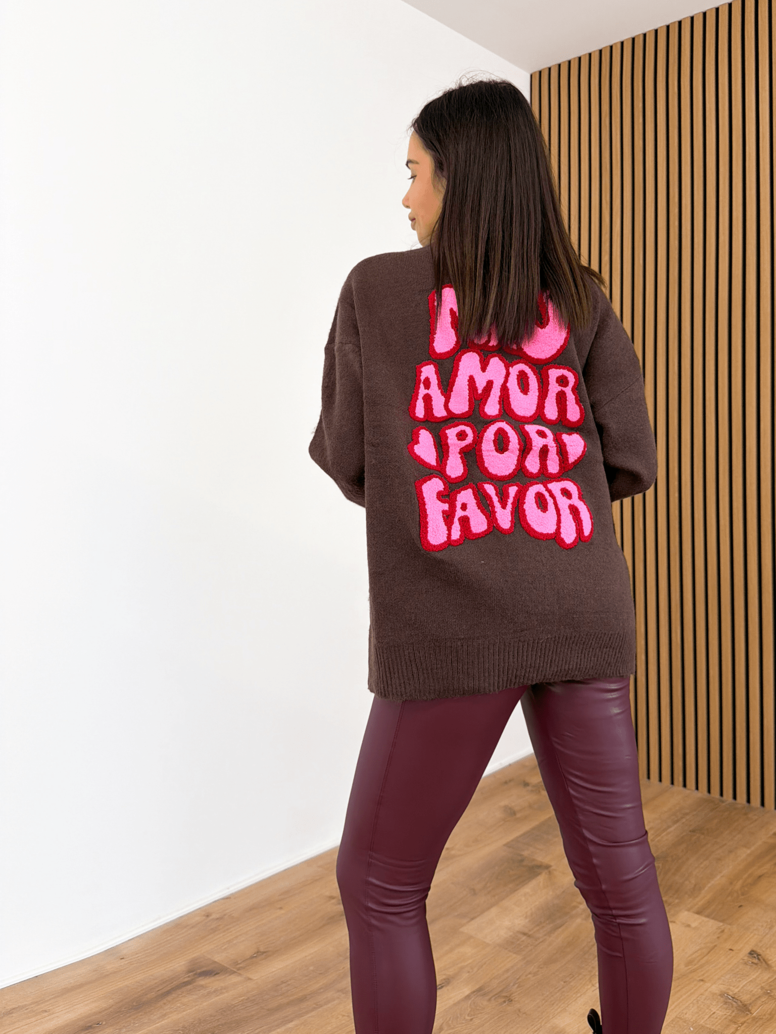 Leggings Ecopelle - Bordeaux - SAINTH