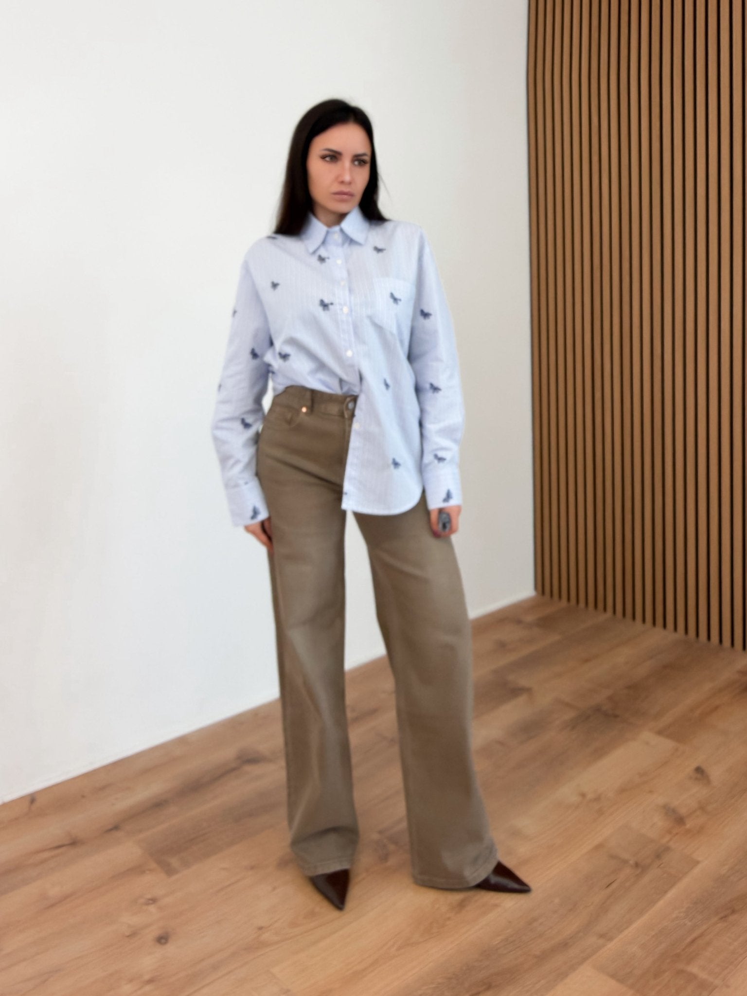 Camicia Pony - Celeste - SAINTH