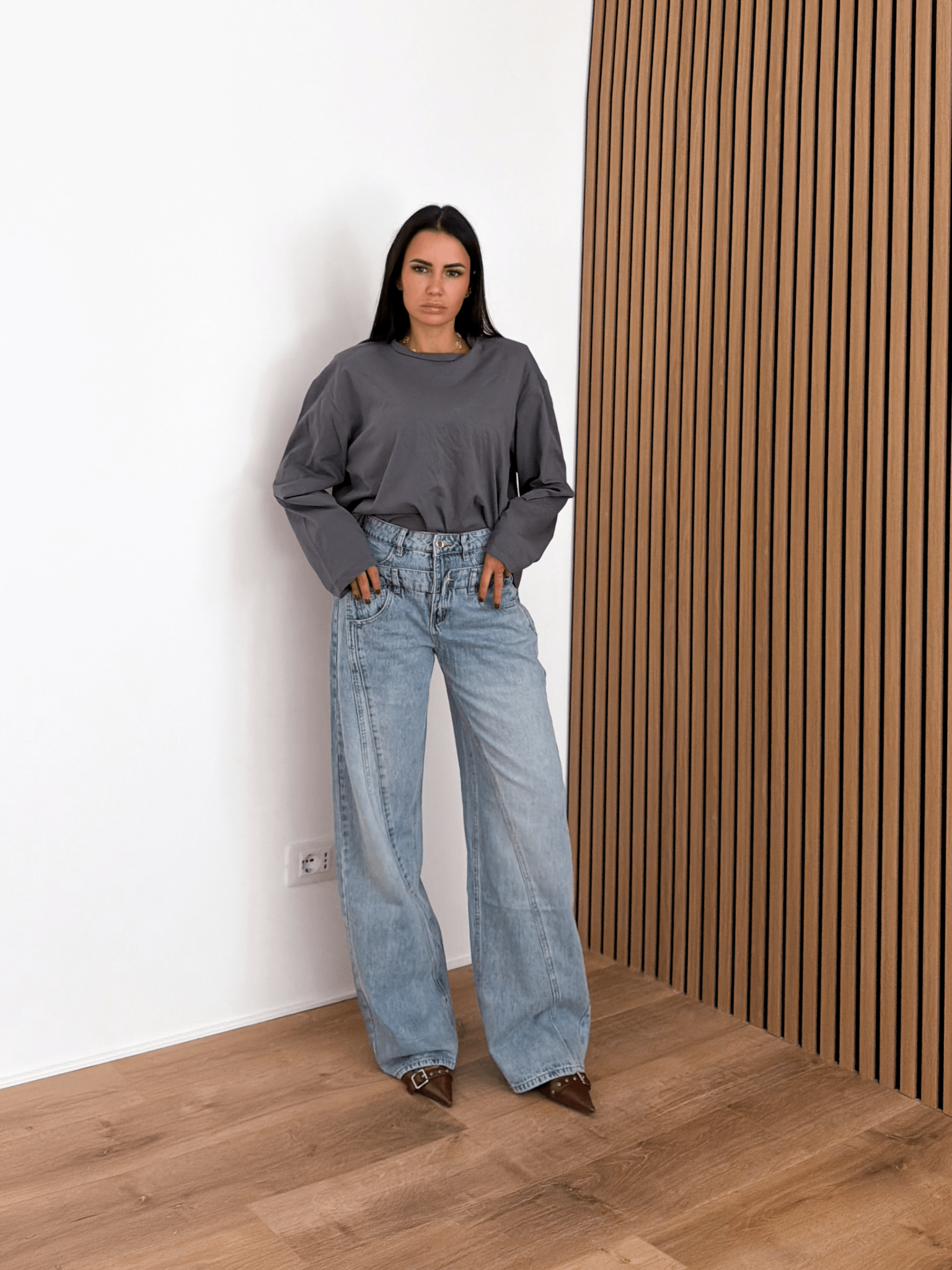 Jeans Doppio Bottone - Denim - SAINTH